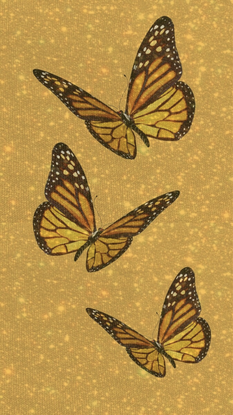 Yellow Butterfly Aesthetic Wallpapers