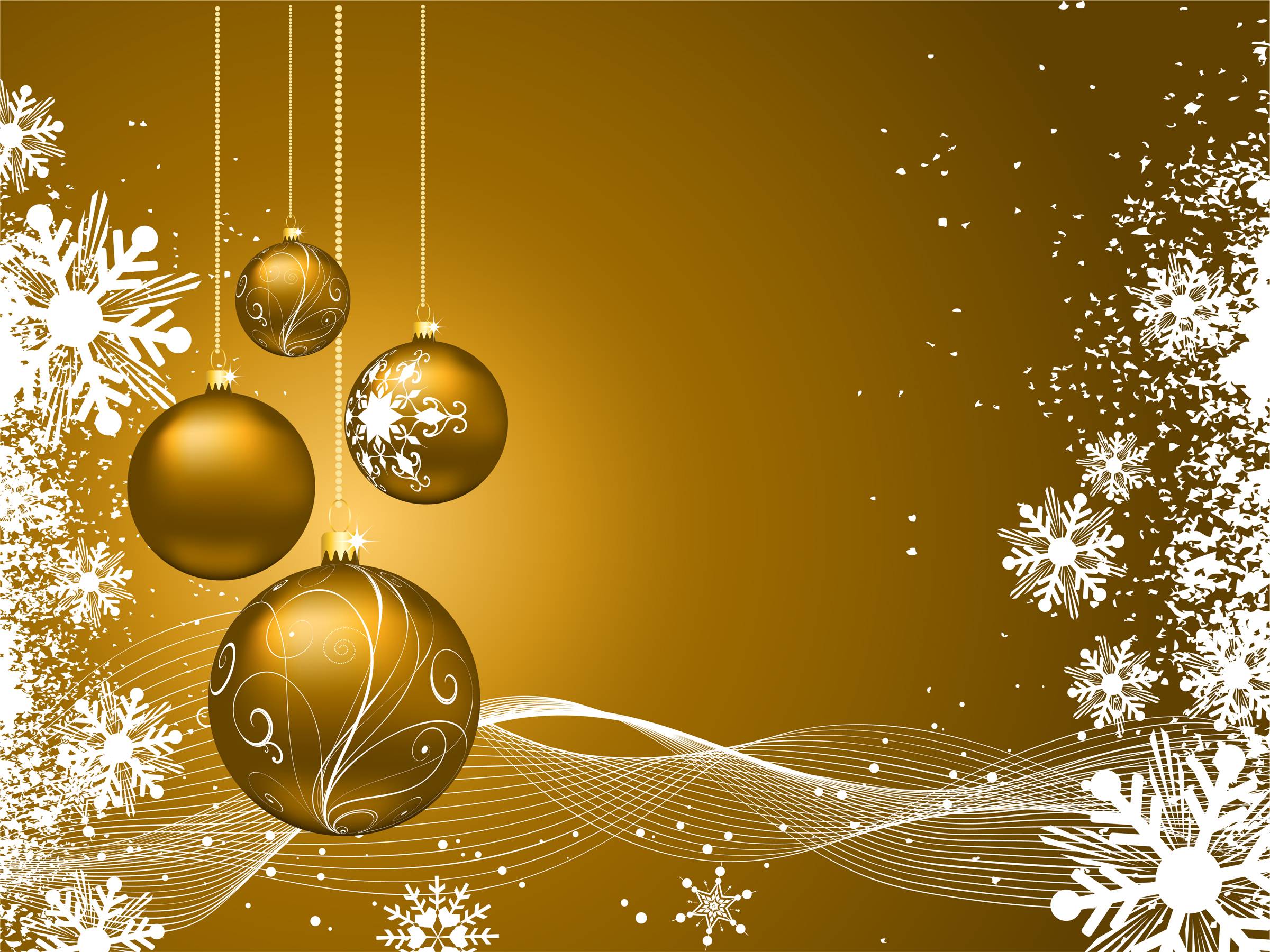 Yellow Christmas Wallpapers