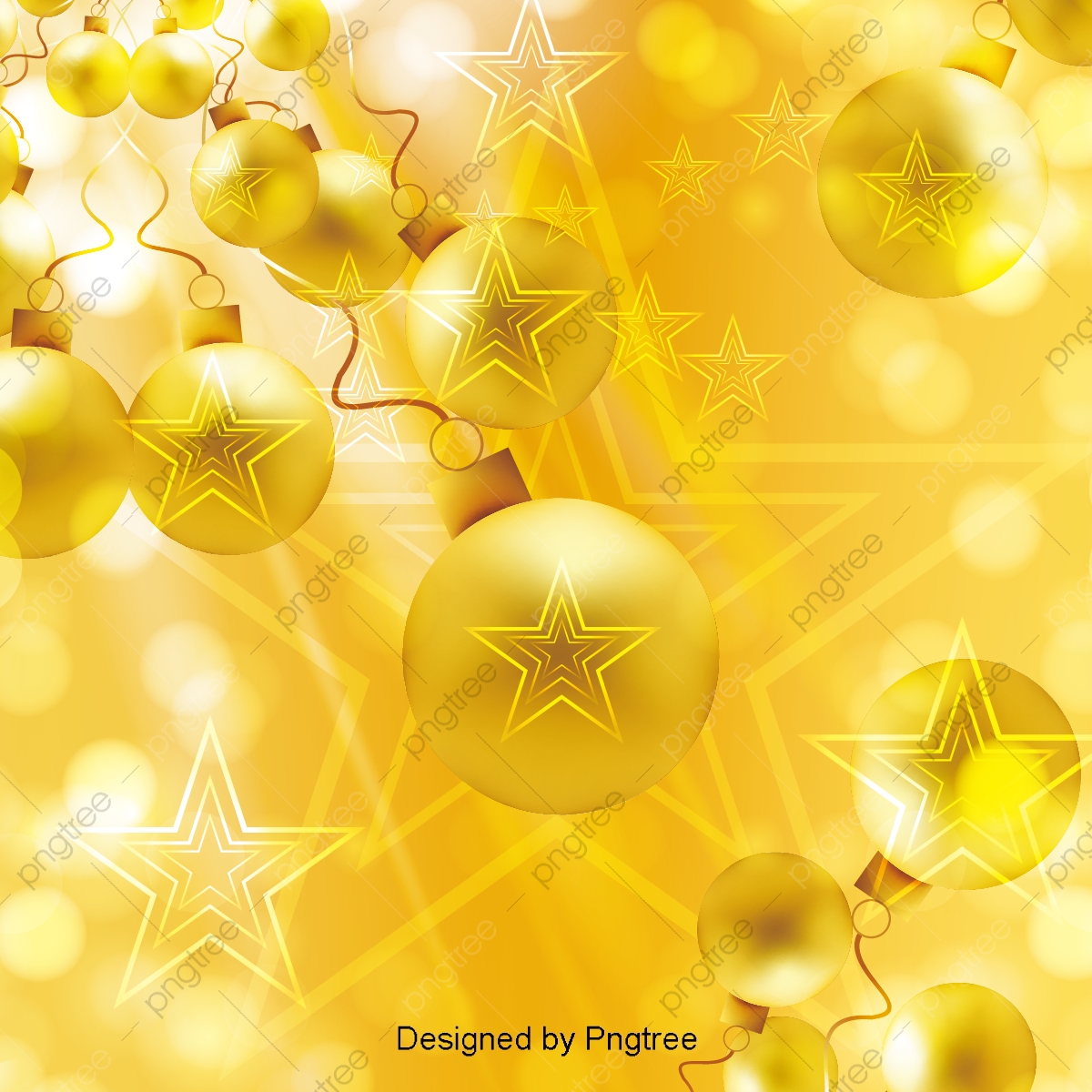 Yellow Christmas Wallpapers