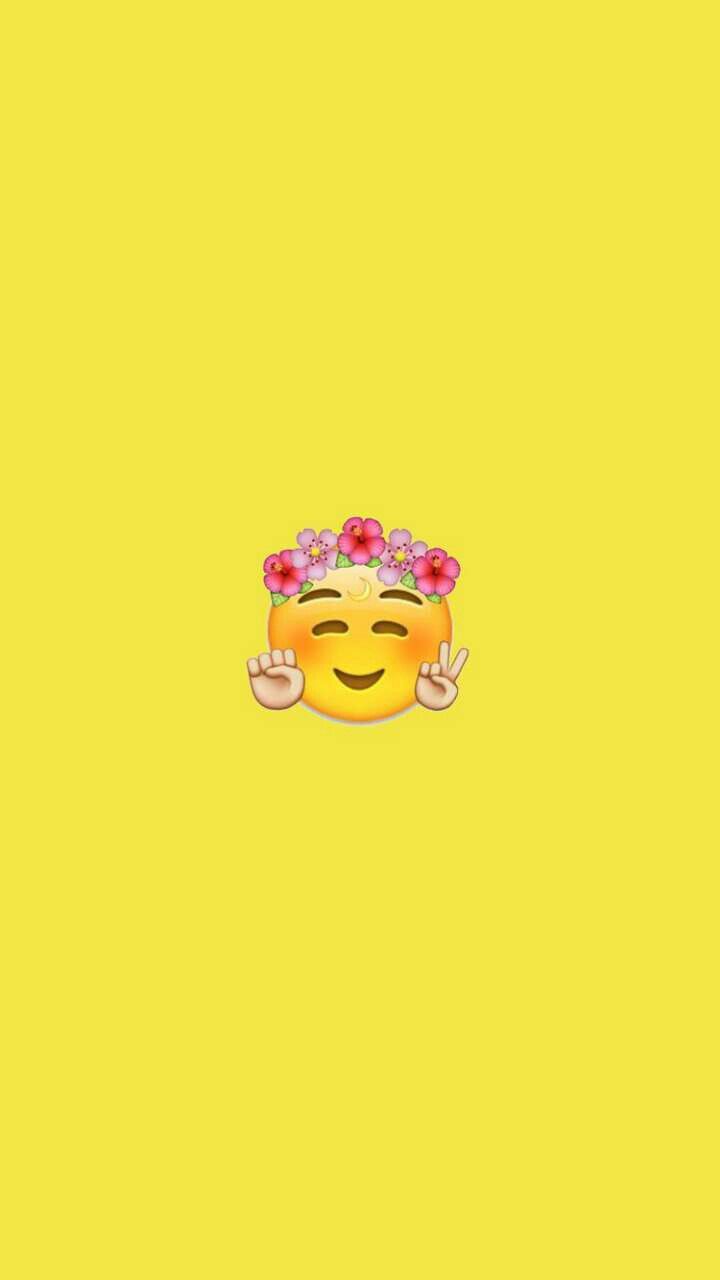 Yellow Emoji Aesthetic Wallpapers