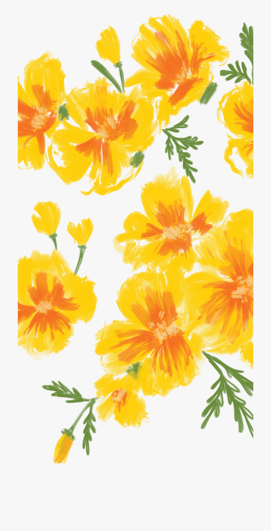 Yellow Floral Iphone Wallpapers