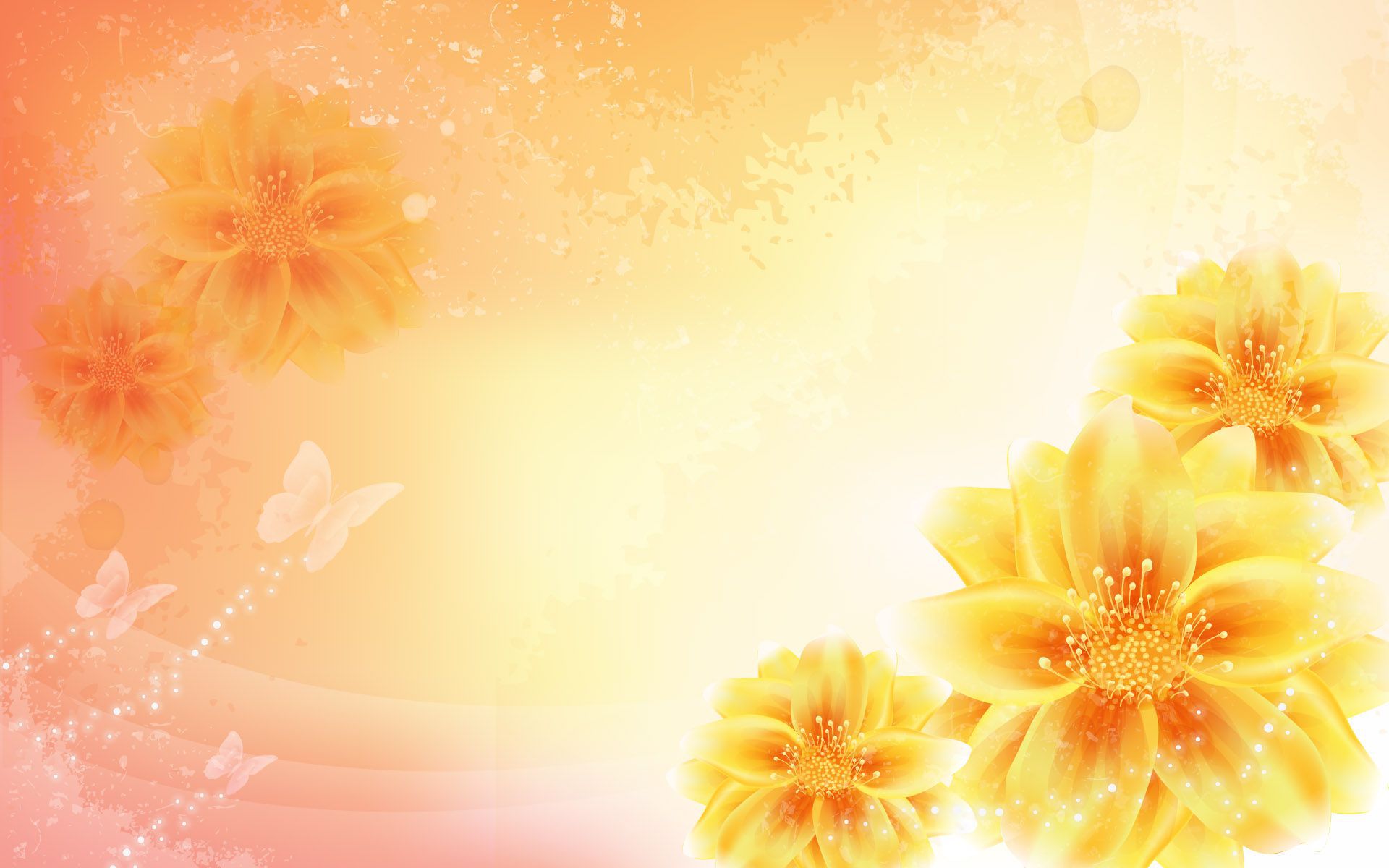 Yellow Flower Desktop Wallpapers