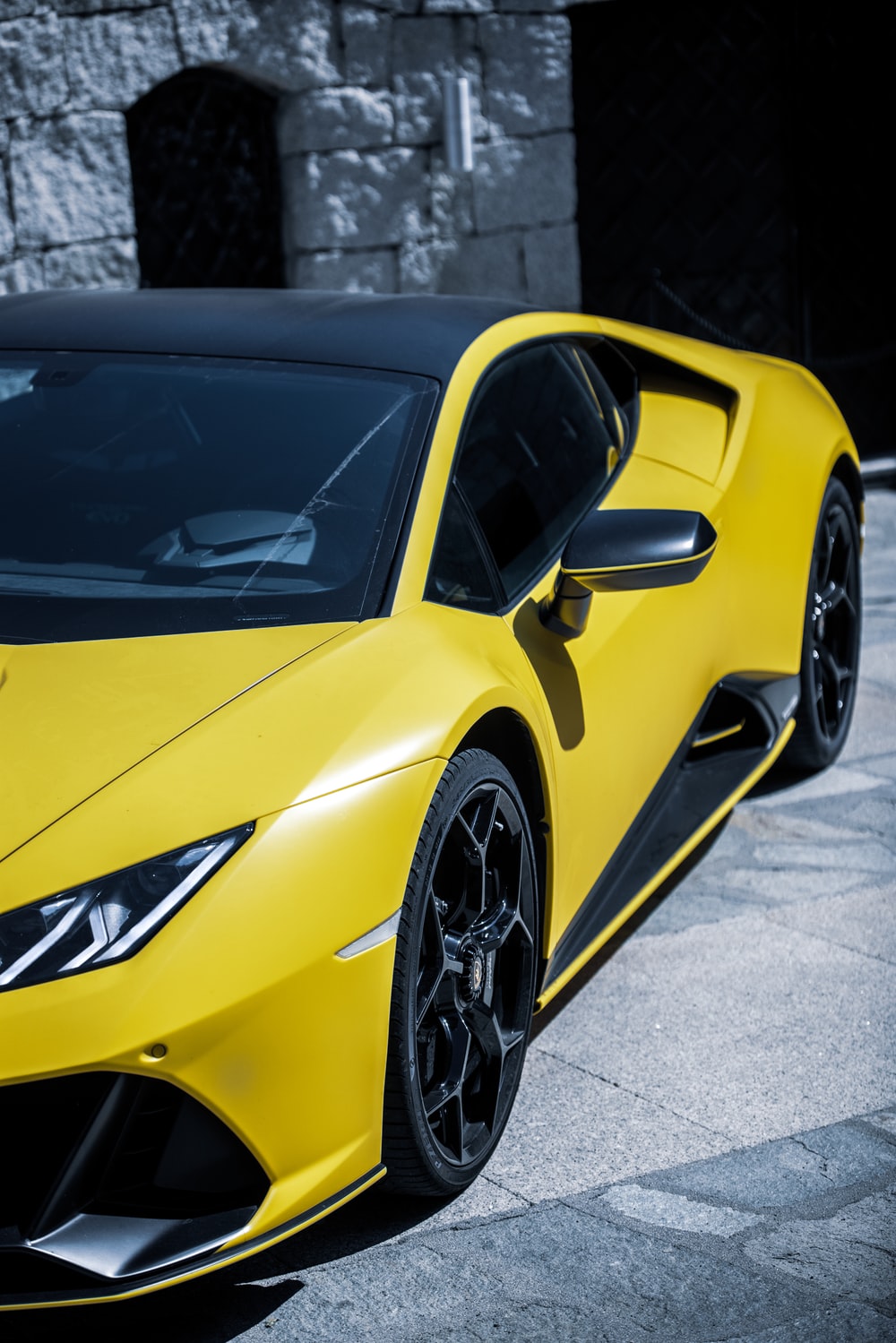 Yellow Lamborghini Aventador Wallpapers