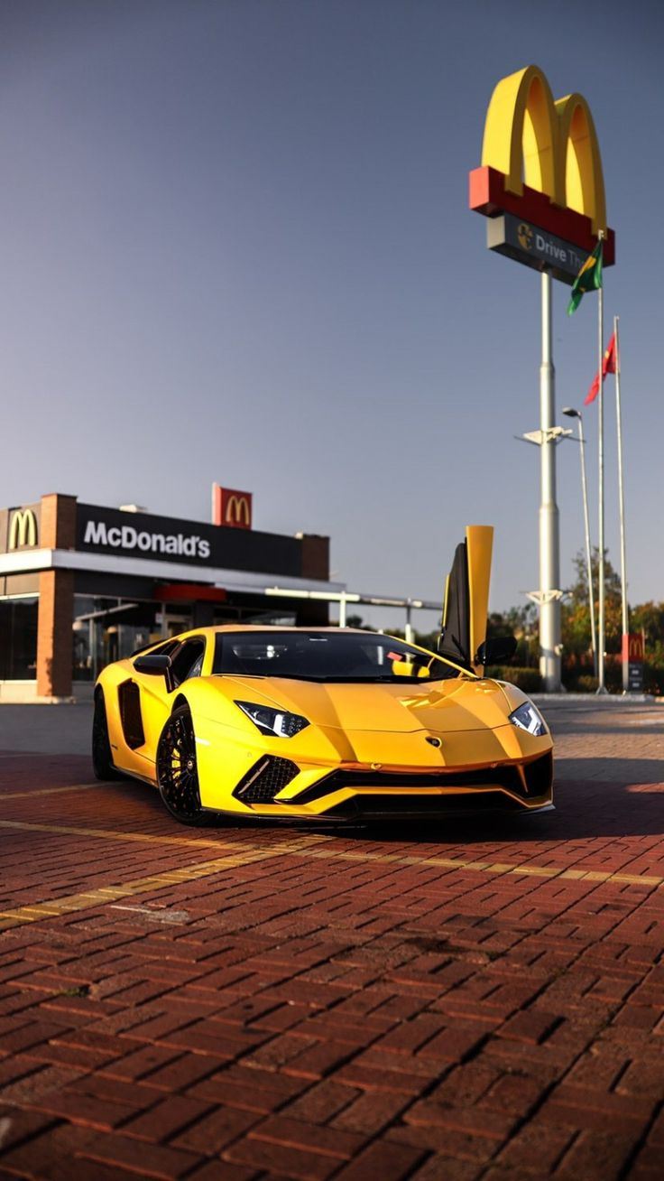 Yellow Lamborghini Aventador Wallpapers