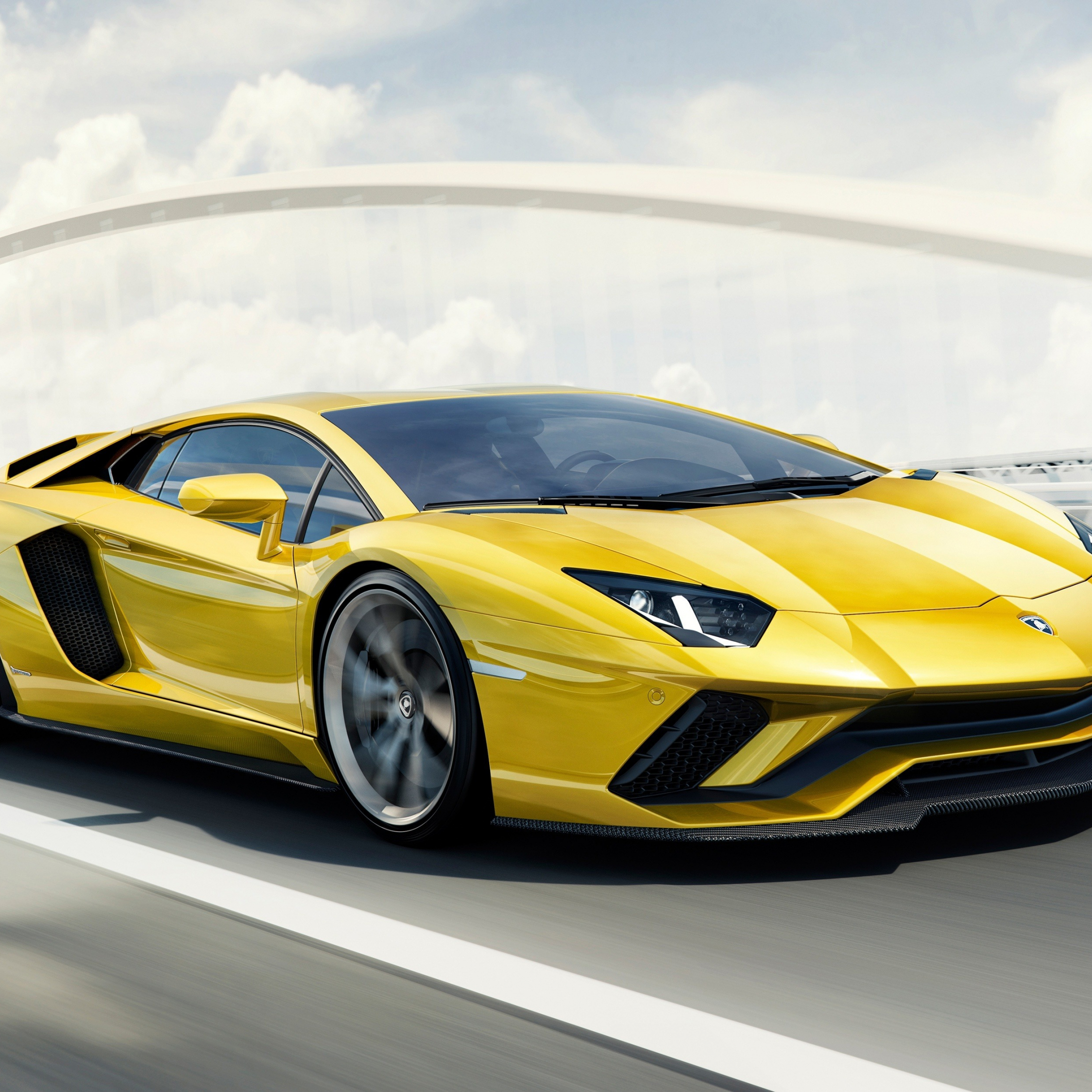 Yellow Lamborghini Aventador Wallpapers