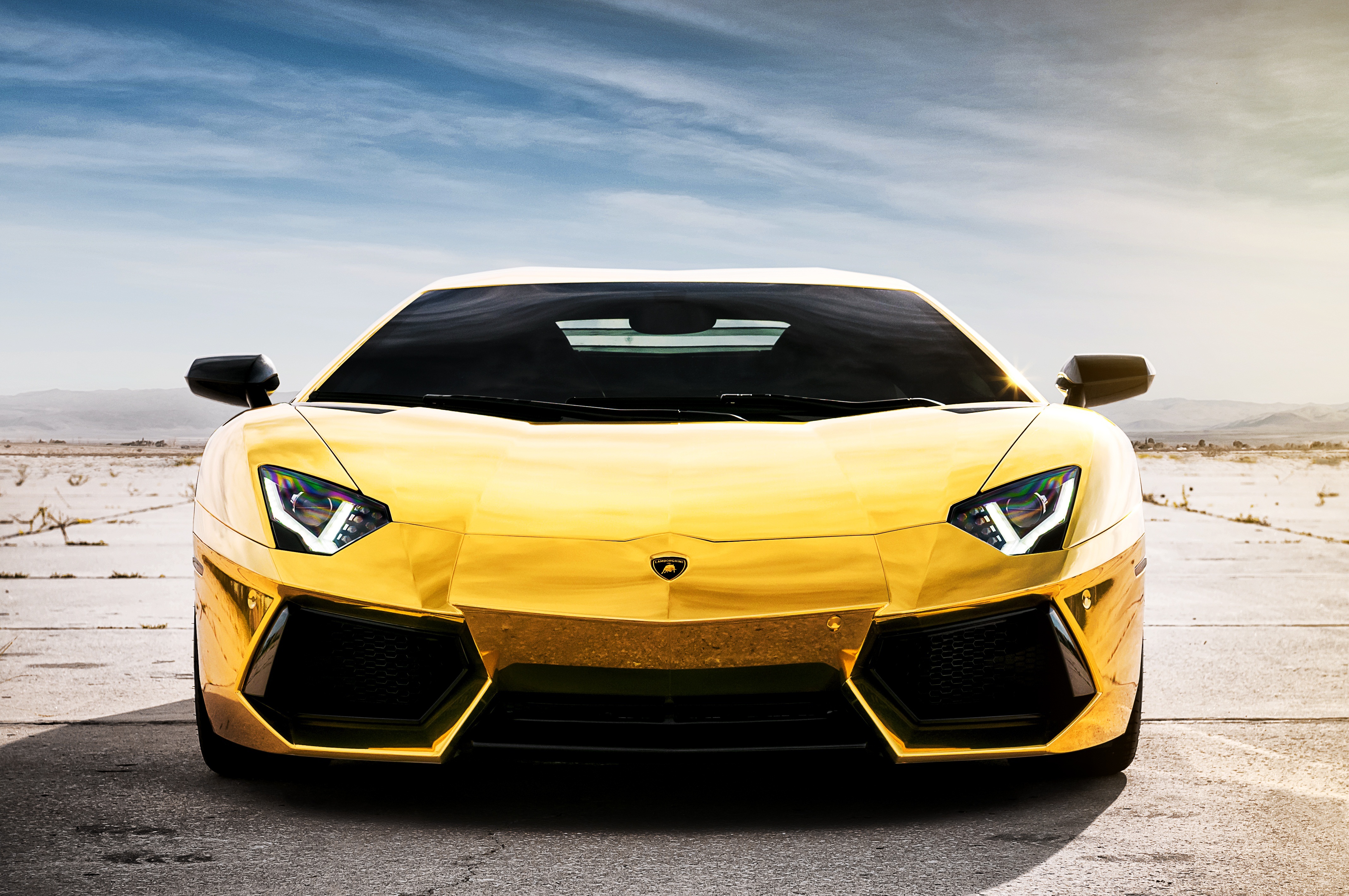 Yellow Lamborghini Aventador Wallpapers