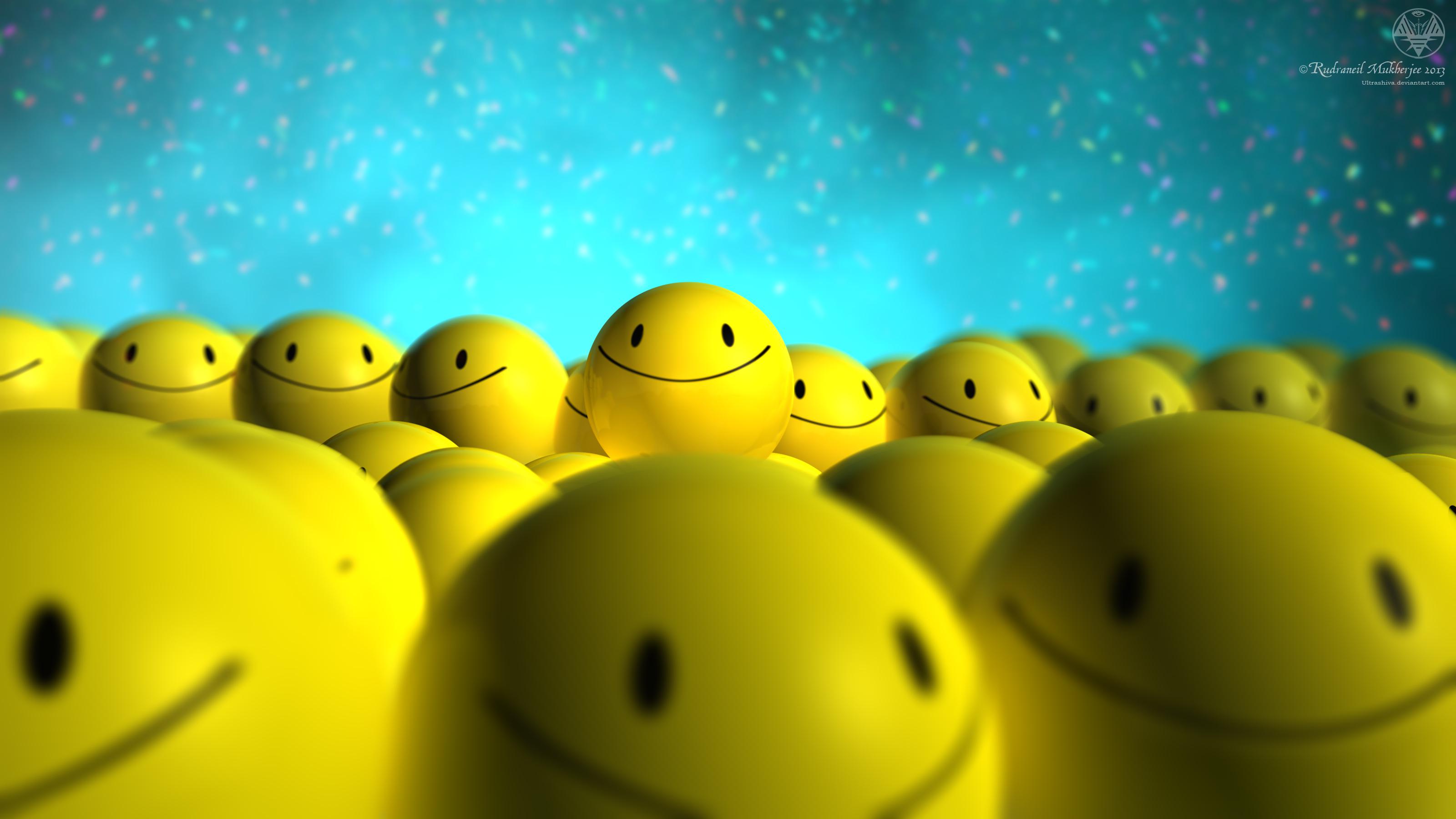 Yellow Smile Wallpapers