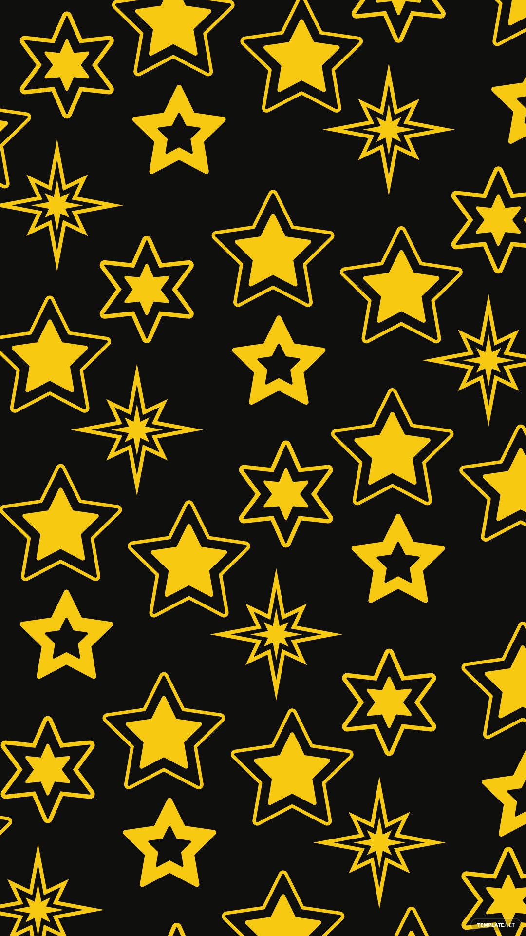 Yellow Star Wallpapers