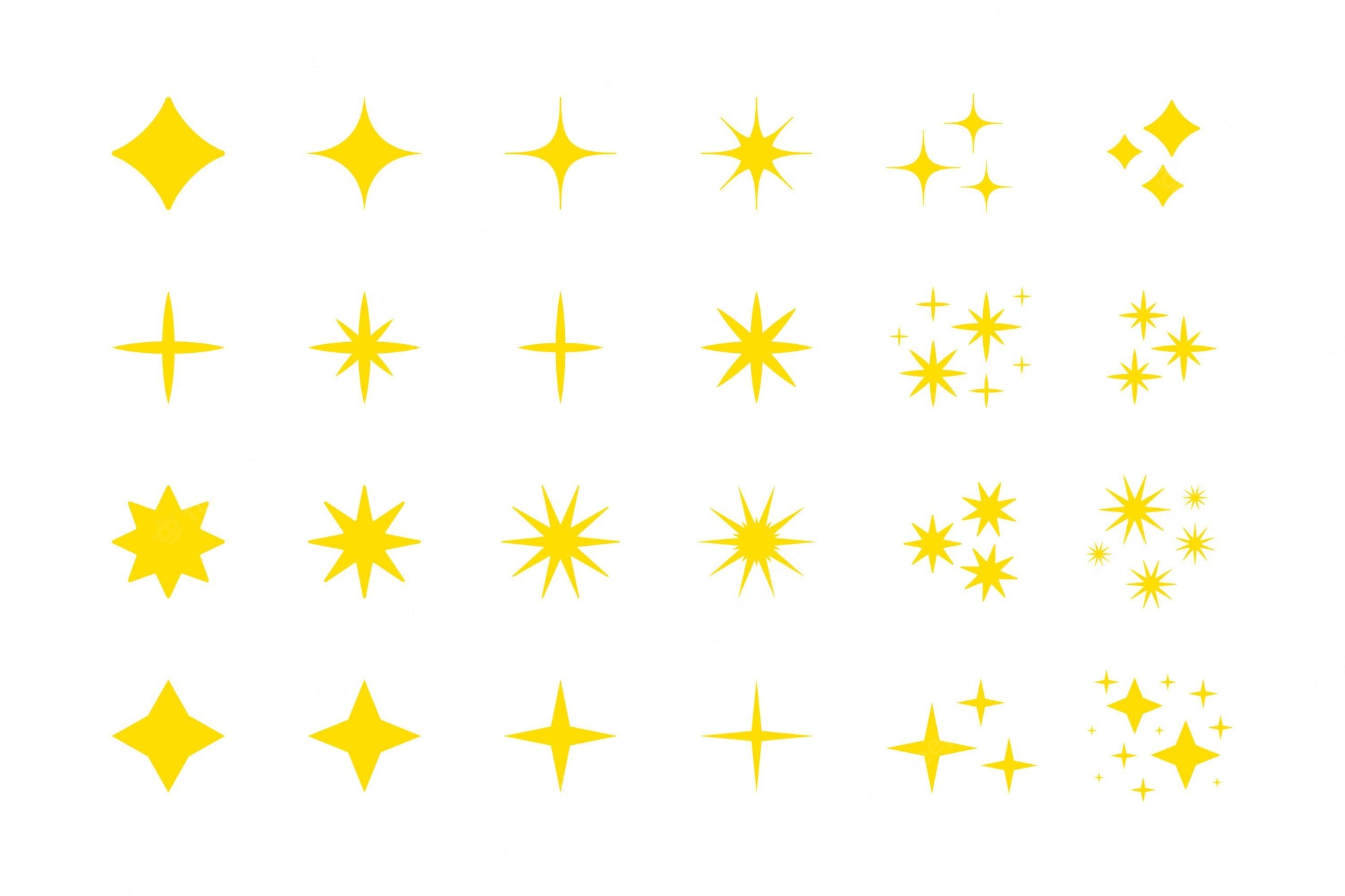 Yellow Stars Wallpapers