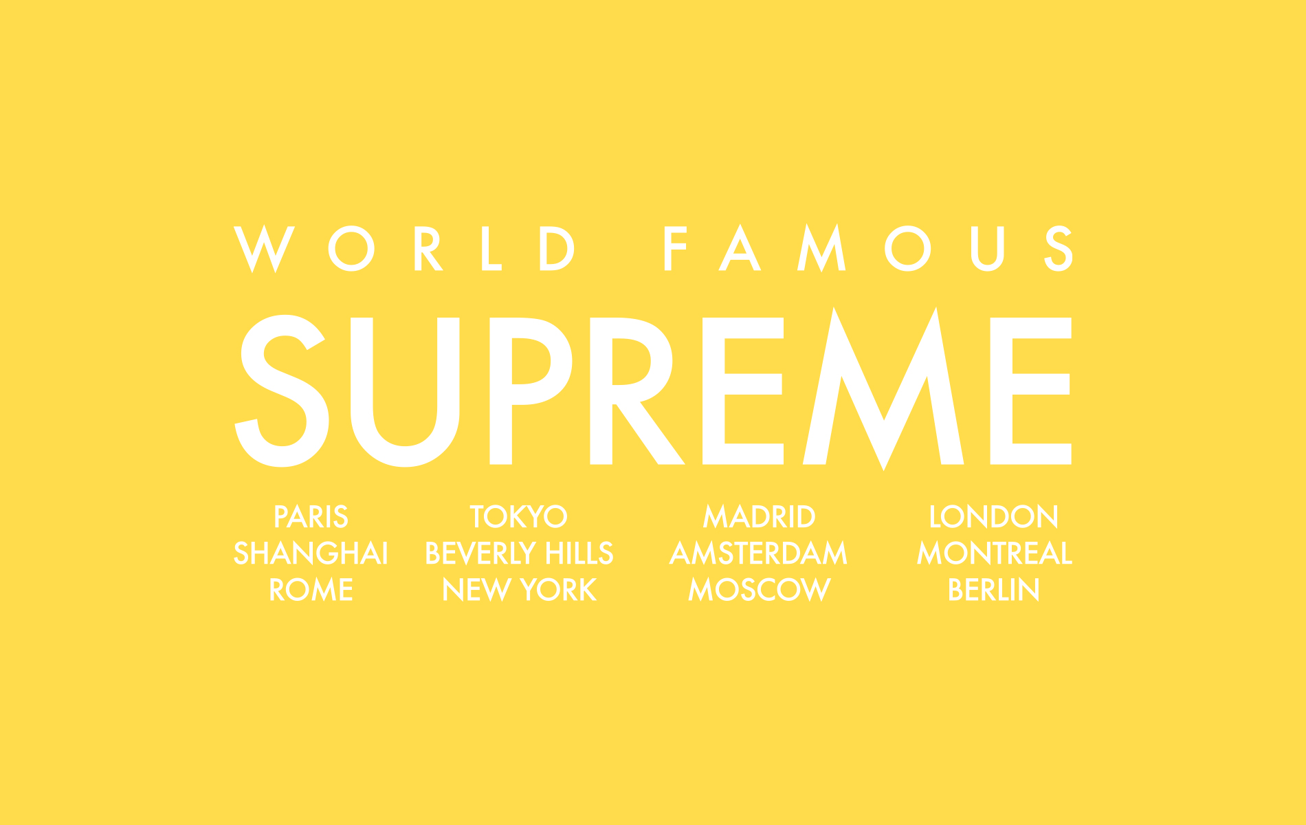 Yellow Supreme Wallpapers