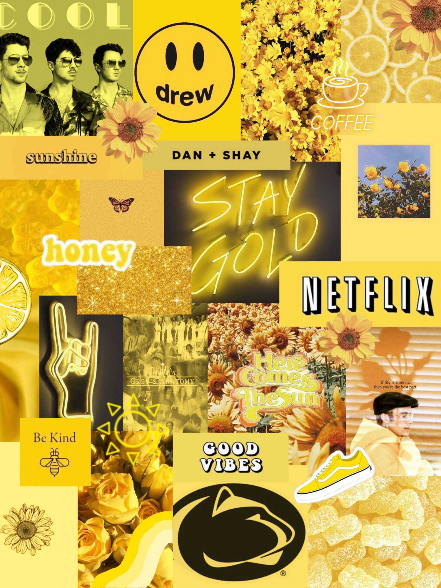 Yellow Vintage Aesthetic Wallpapers