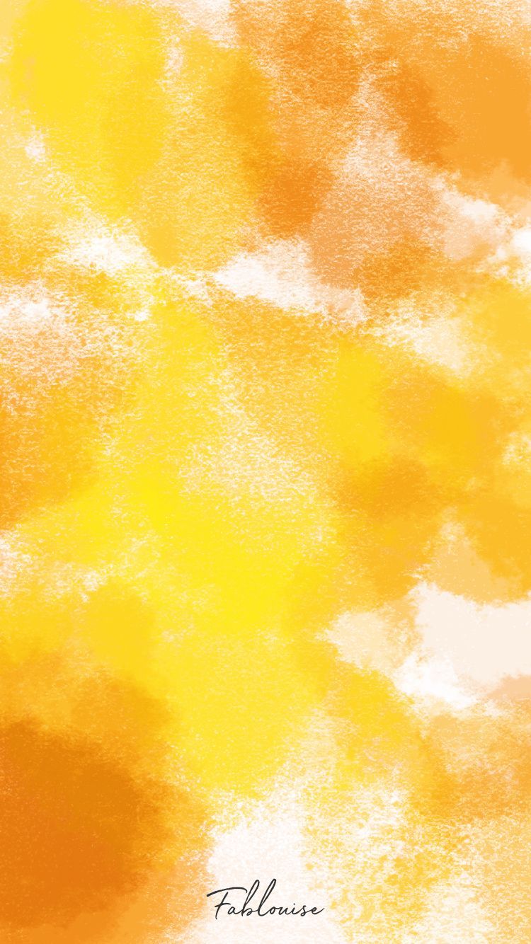 Yellow Watercolor Laptop Wallpapers