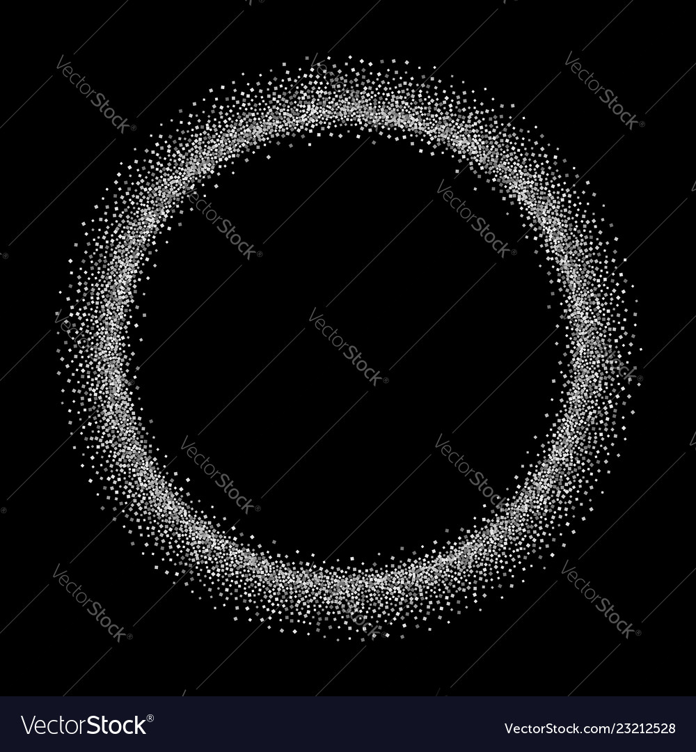 White Circle Black Background