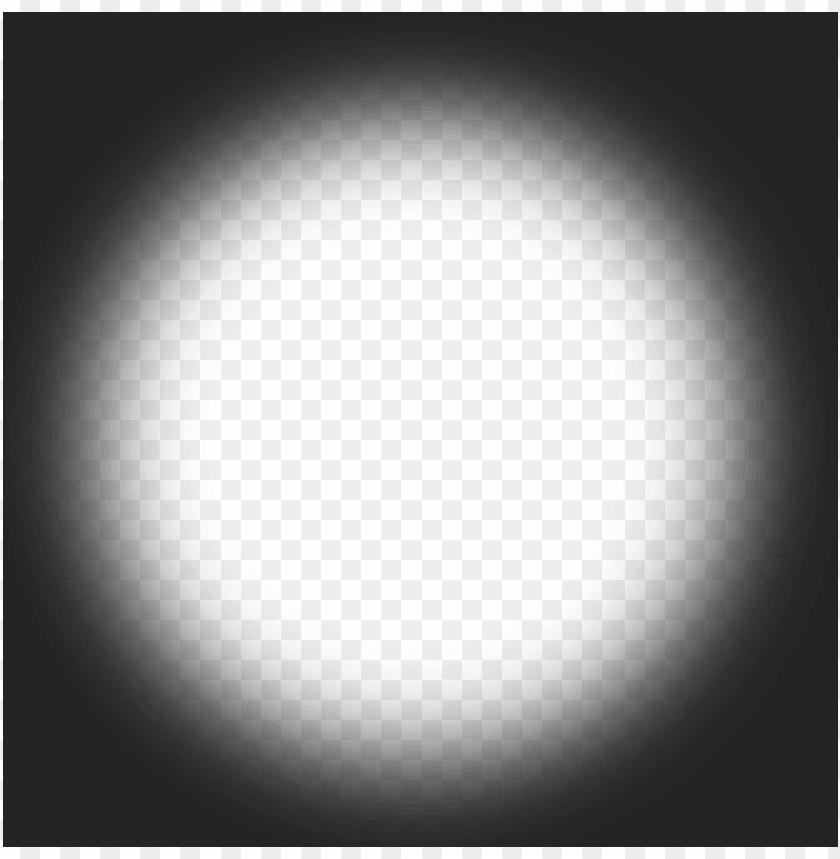 White Circle Black Background