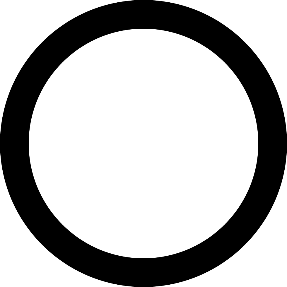 White Circle Black Background