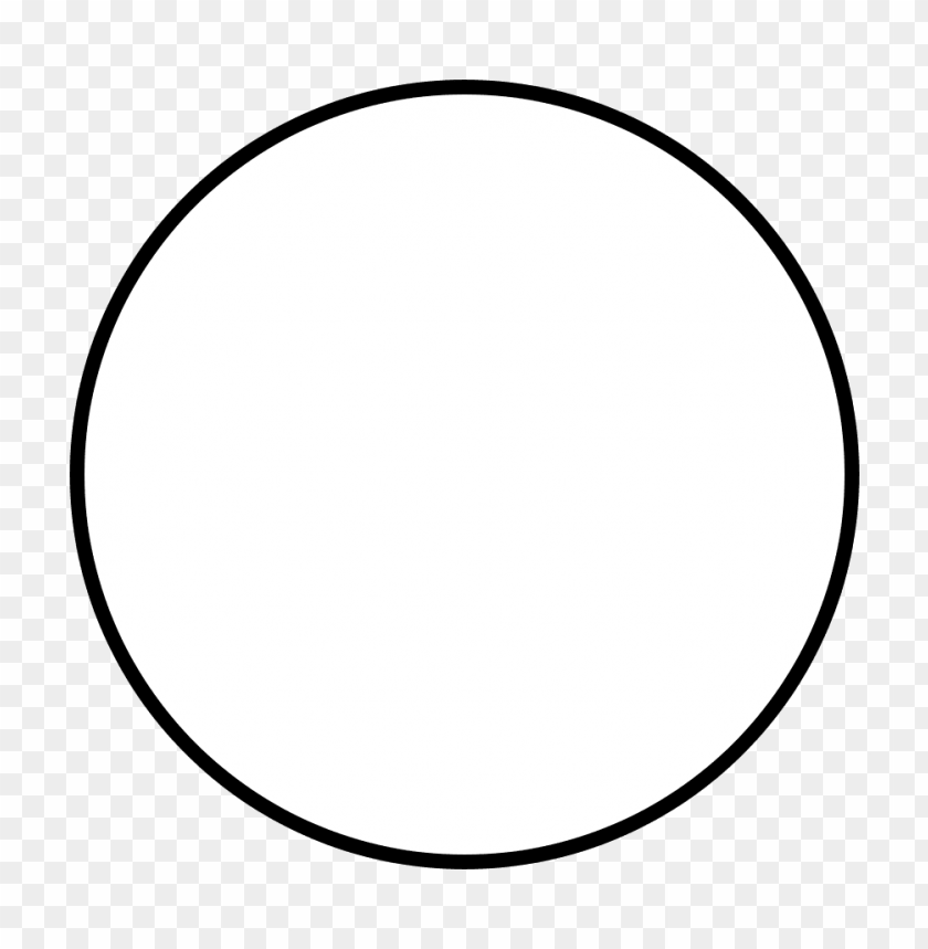 White Circle Black Background