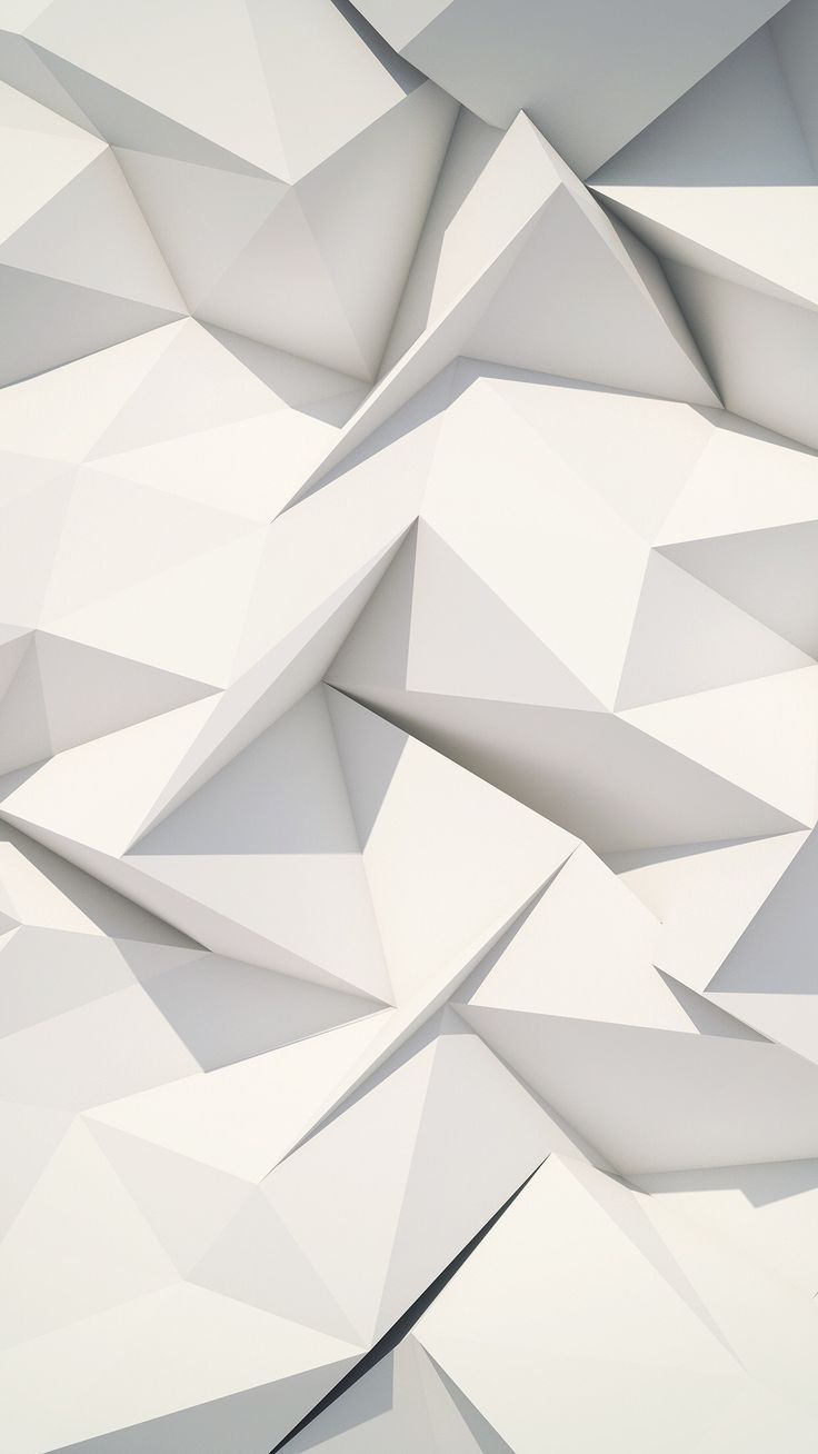 White Geometric Background