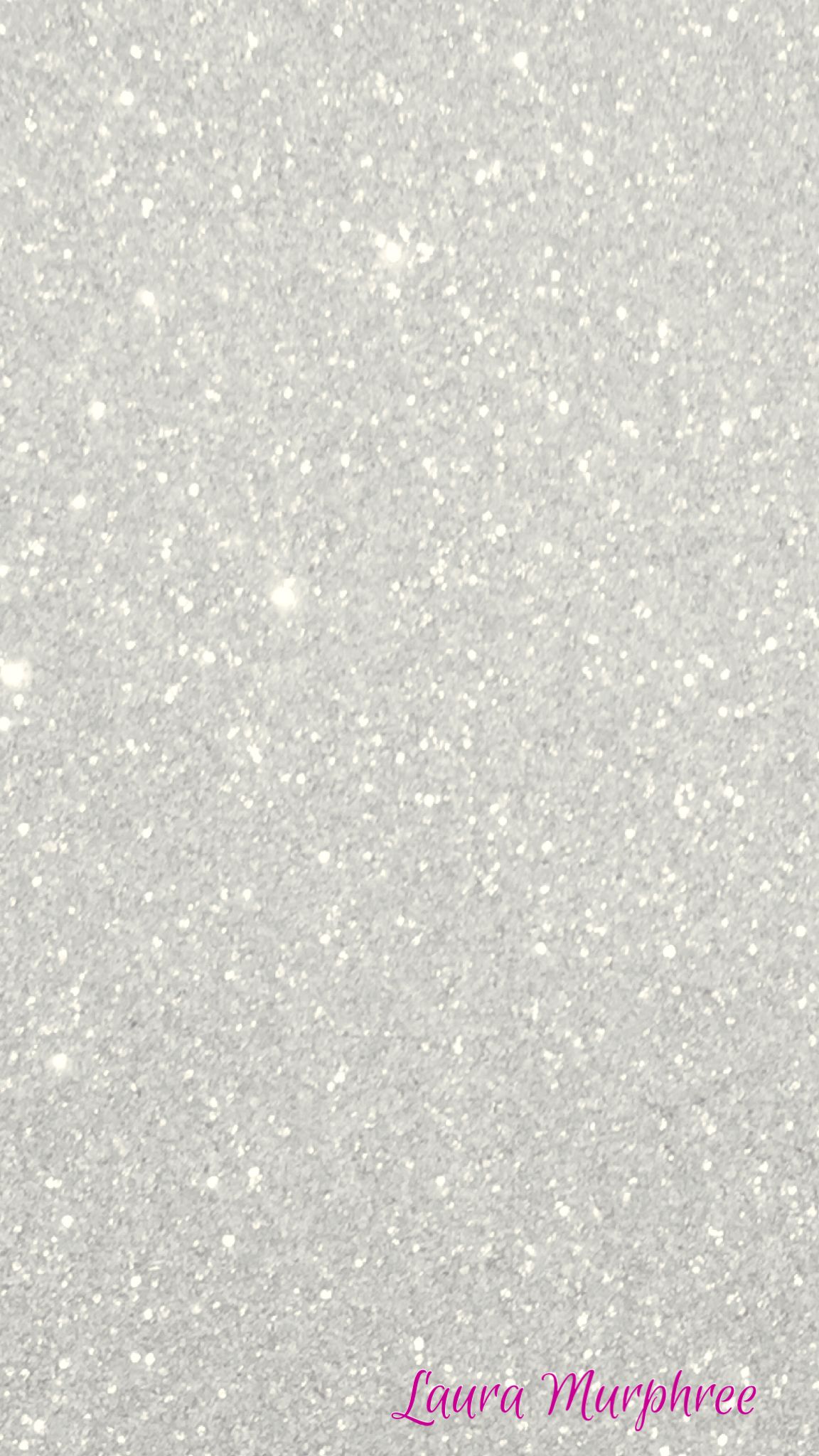 White Glitter Background