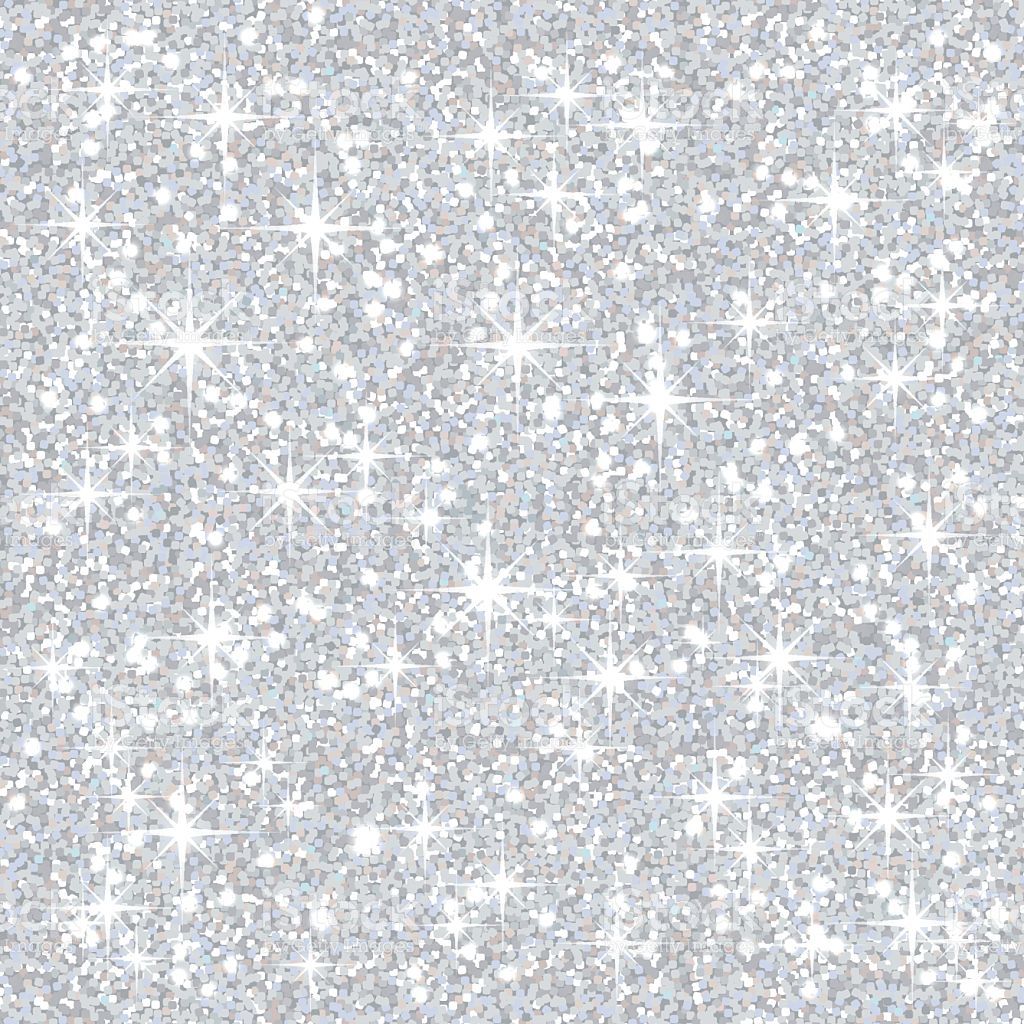 White Glitter Background