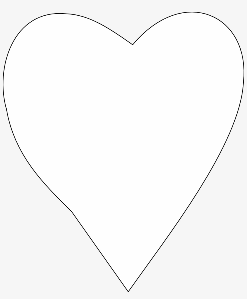 White Heart Background