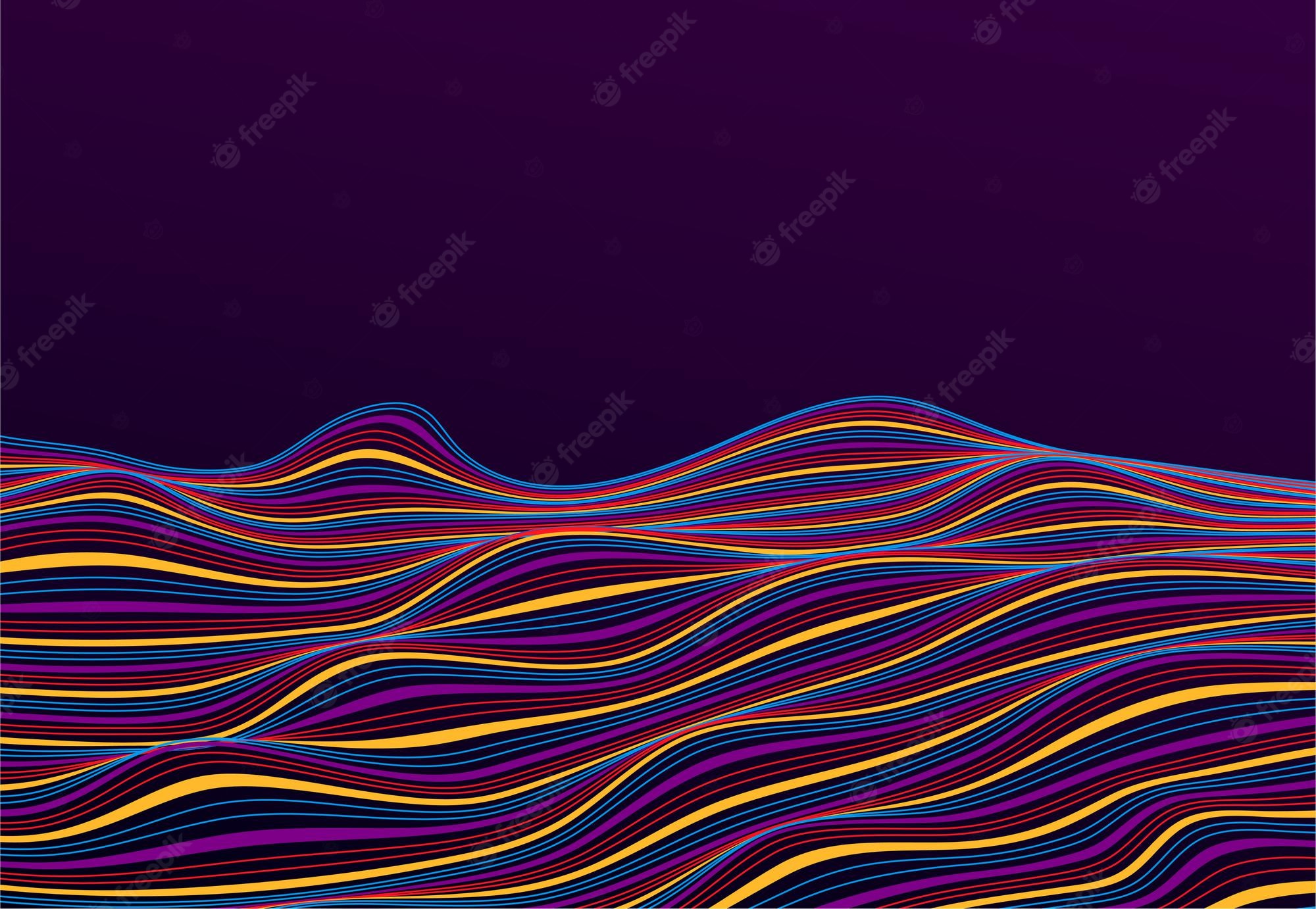 Abstract Colorful Lines Wallpapers
