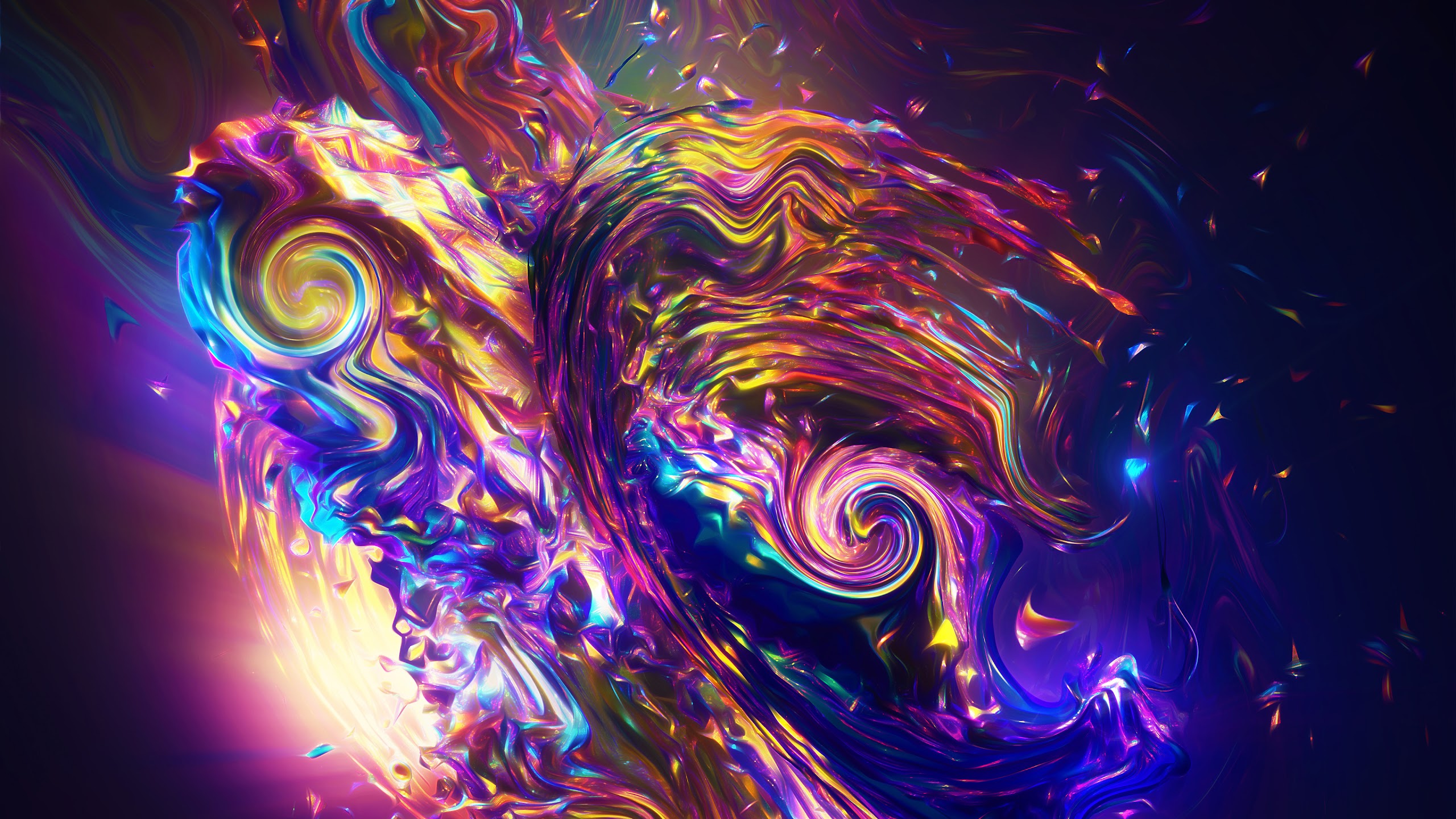 Colorful Waves Art Wallpapers