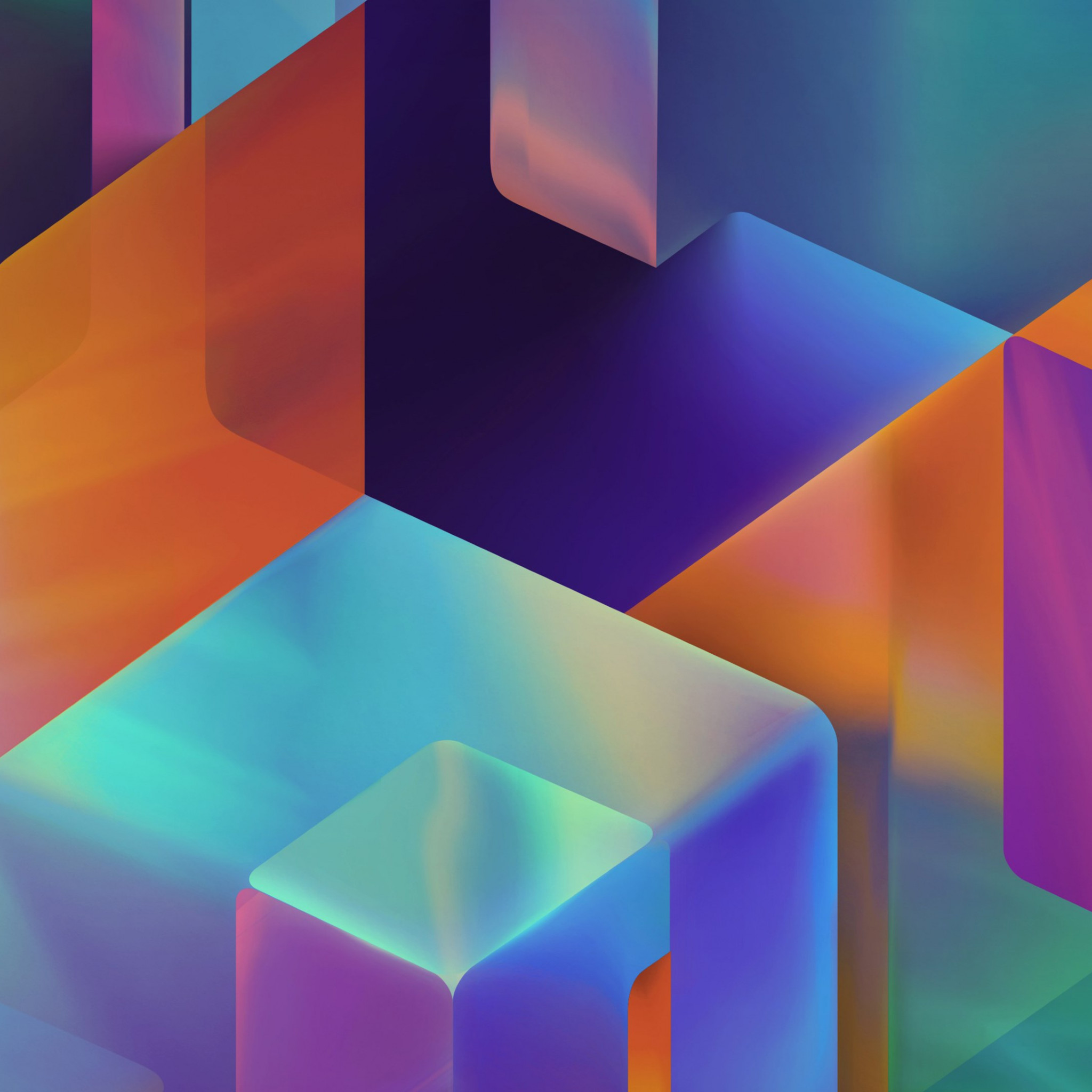 Abstract Gradient Hd Shapes Wallpapers