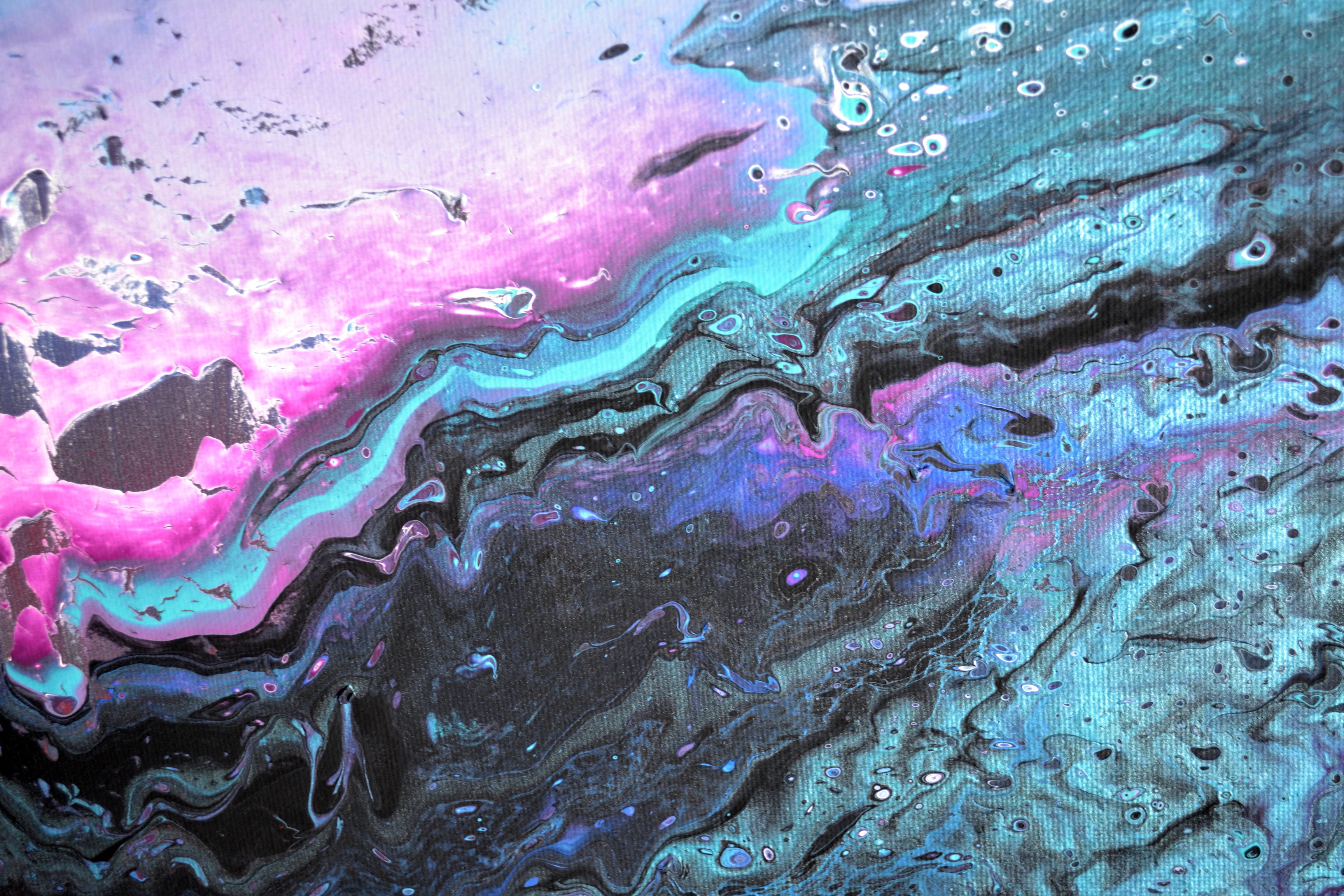 Abstract Pink Liquid Art Wallpapers