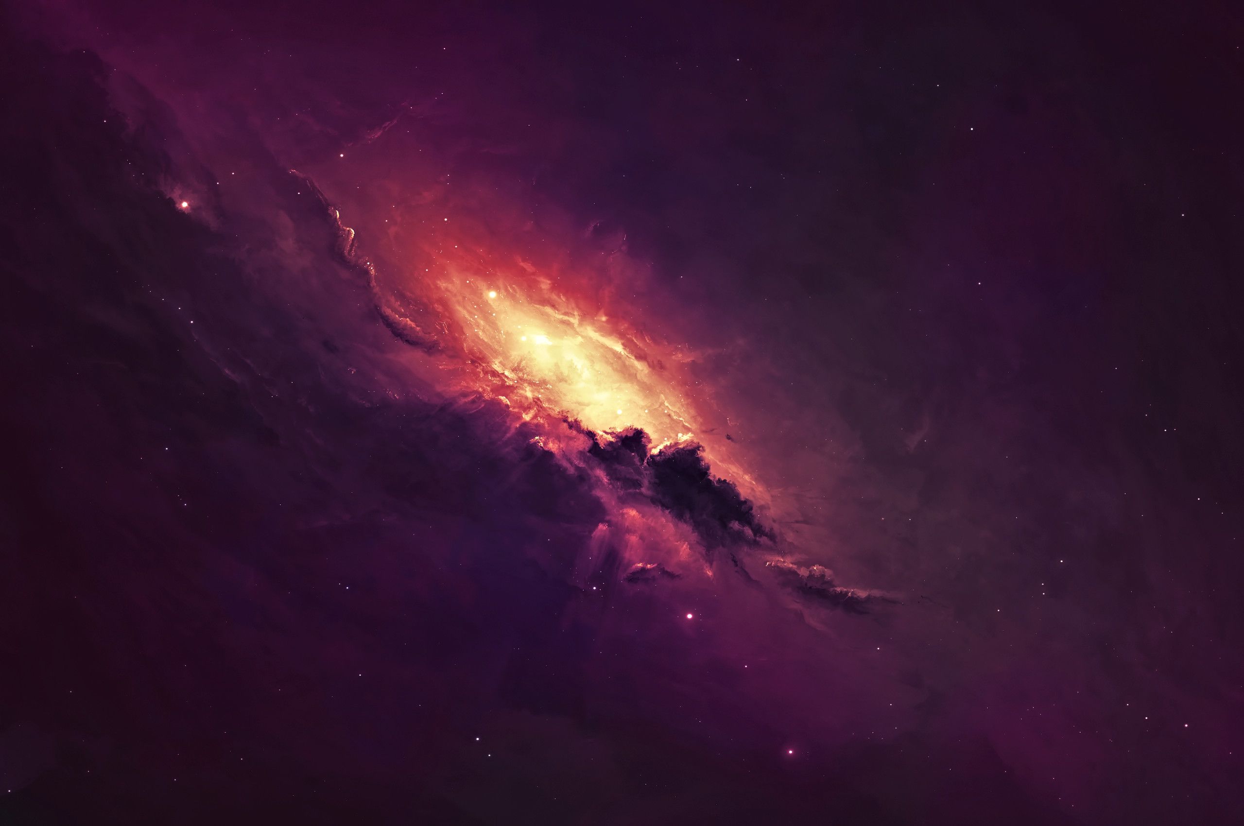 Spiral Galaxy Abstract 4K Wallpapers