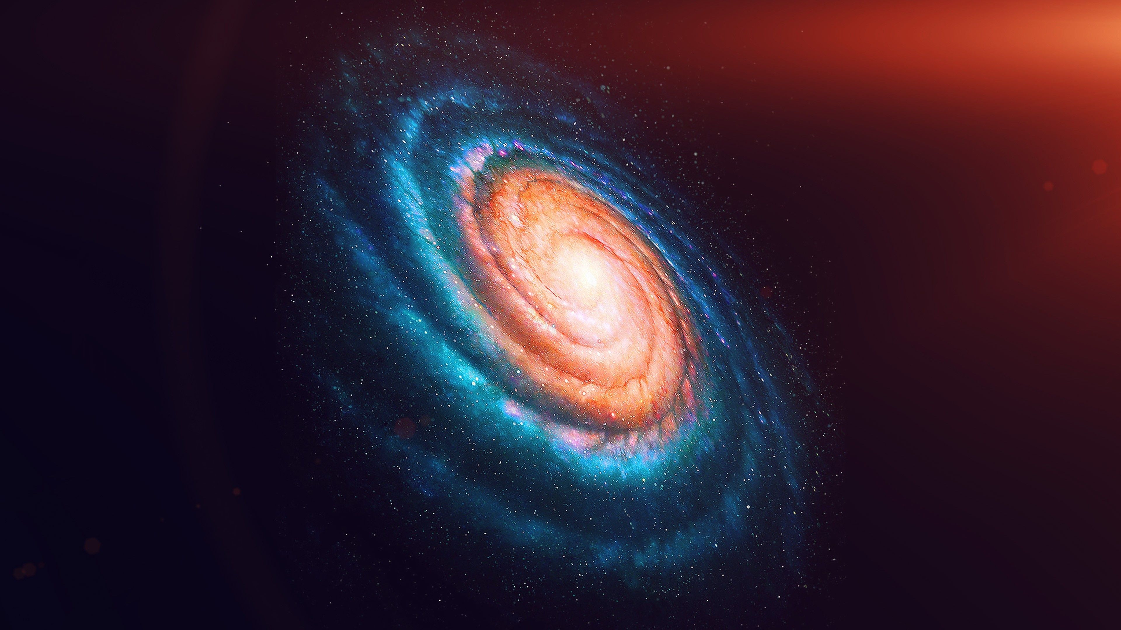 Spiral Galaxy Abstract 4K Wallpapers