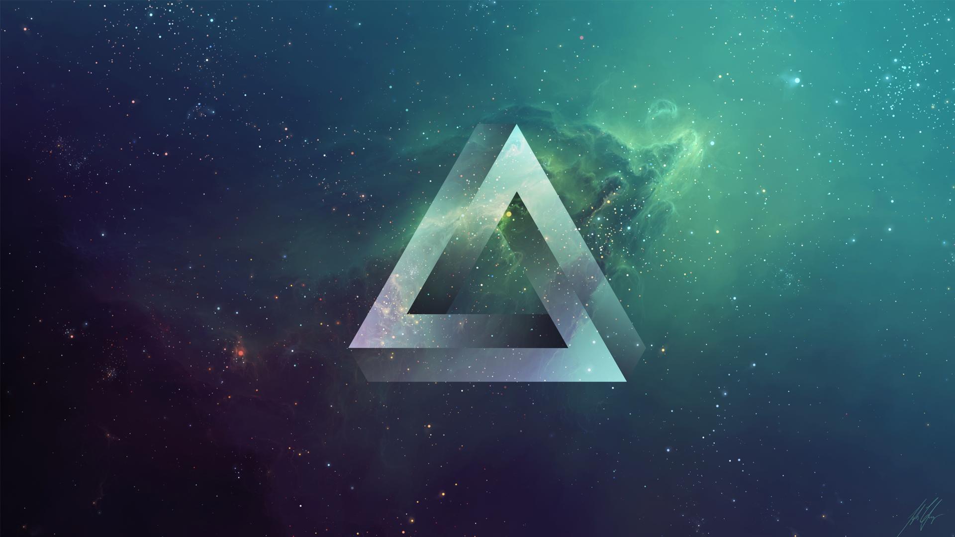 Triangles Abstract Sky Wallpapers