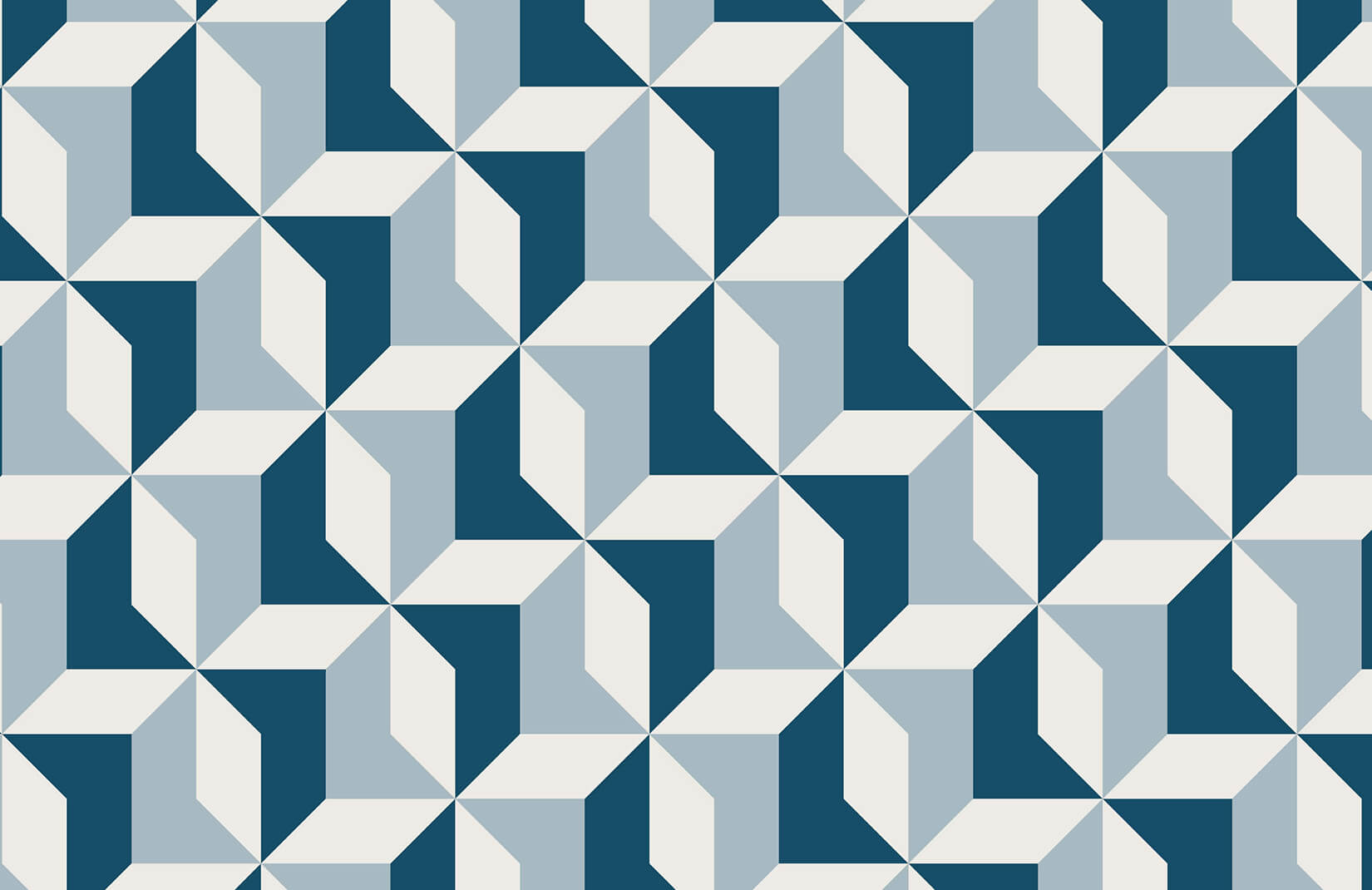 Blue Geometry Shapes 2021 Art Wallpapers