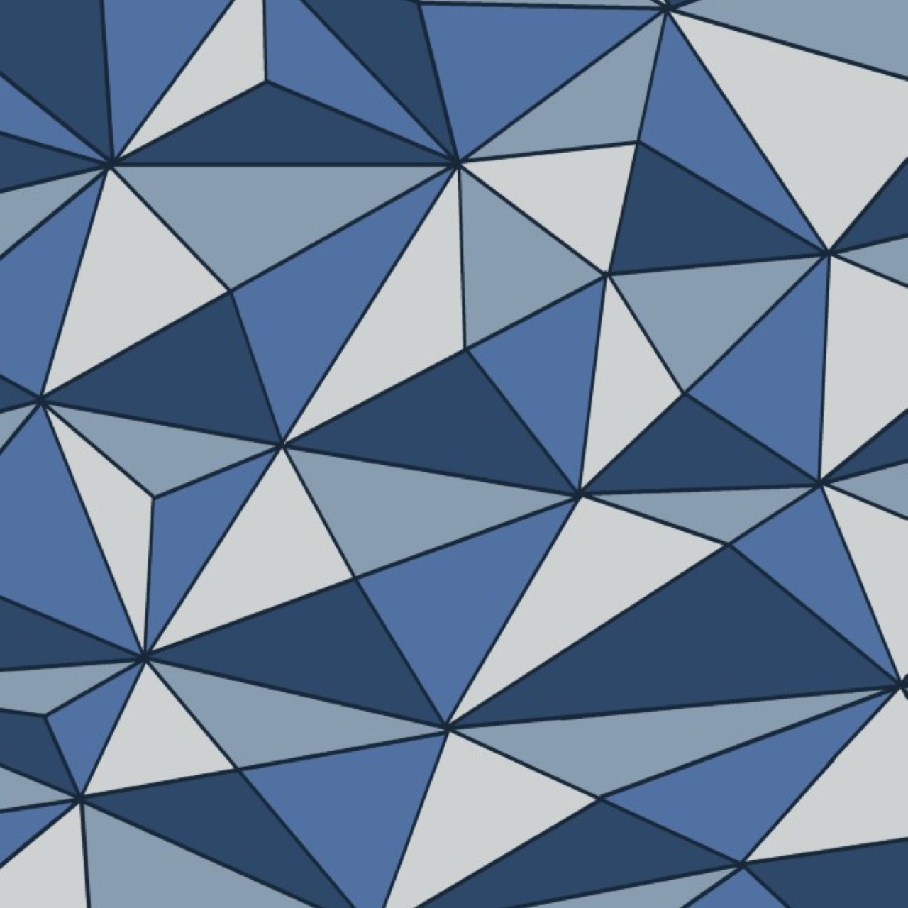 Blue Geometry Shapes 2021 Art Wallpapers