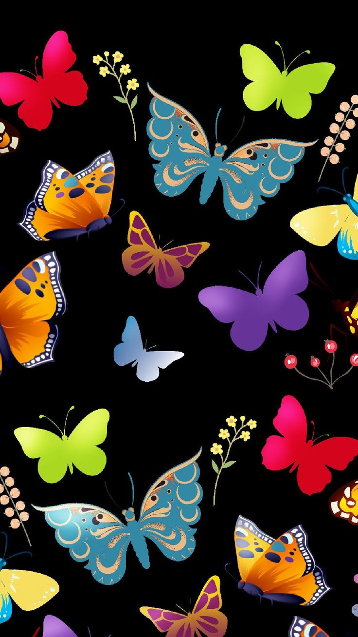 A Colorful Abstract Butterfly Wallpapers