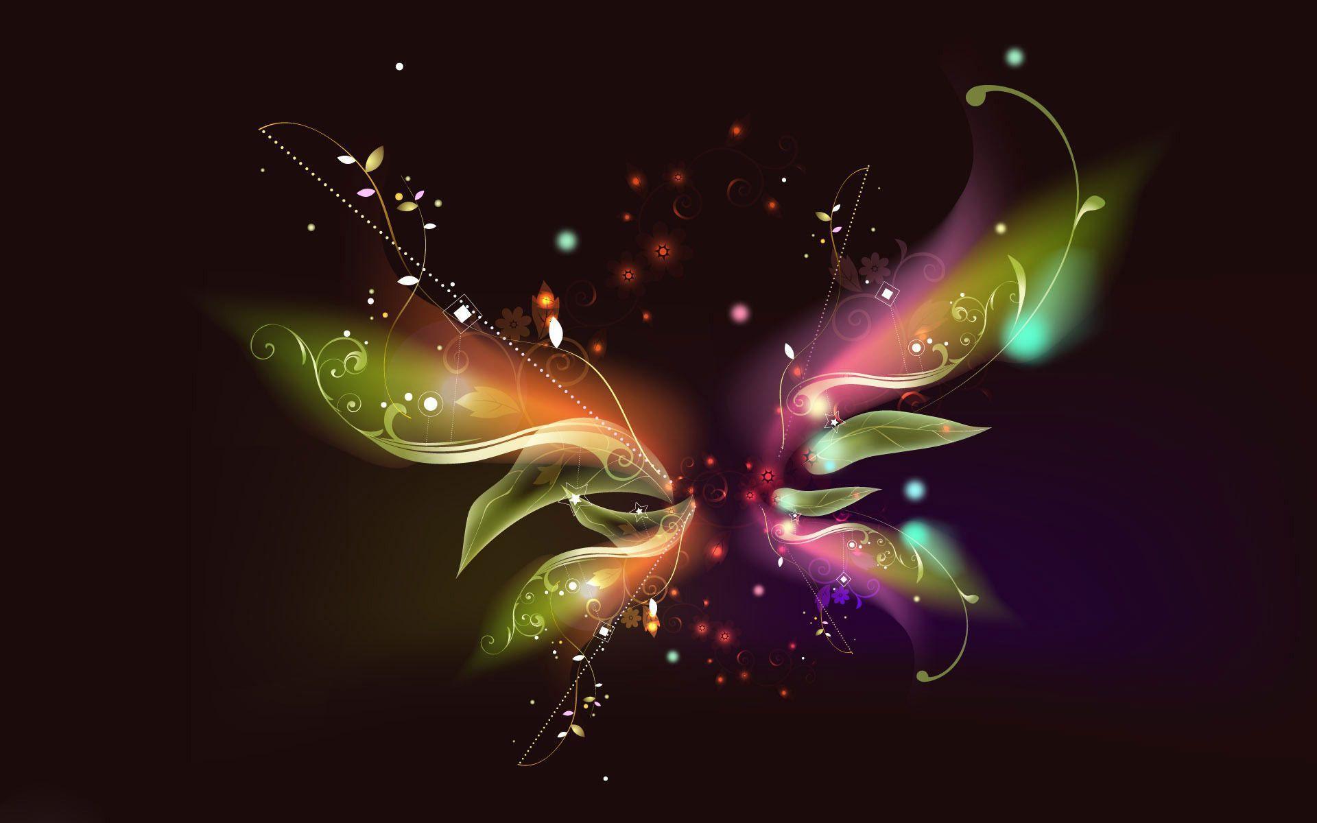 A Colorful Abstract Butterfly Wallpapers