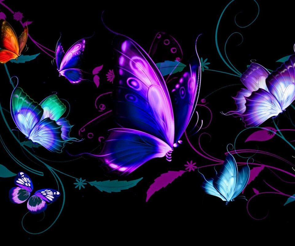 A Colorful Abstract Butterfly Wallpapers