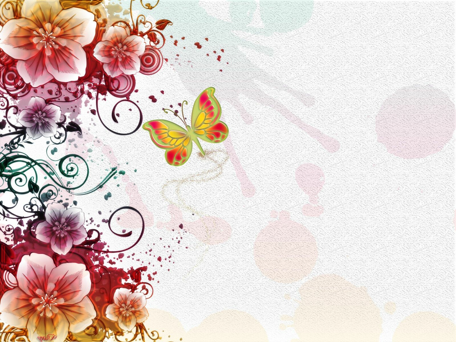 A Colorful Abstract Butterfly Wallpapers