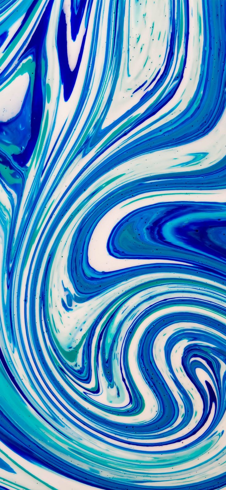 Blue White Paint Liquid Stains Wallpapers