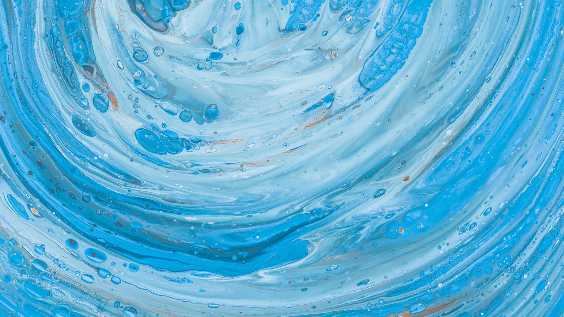 Blue White Paint Liquid Stains Wallpapers