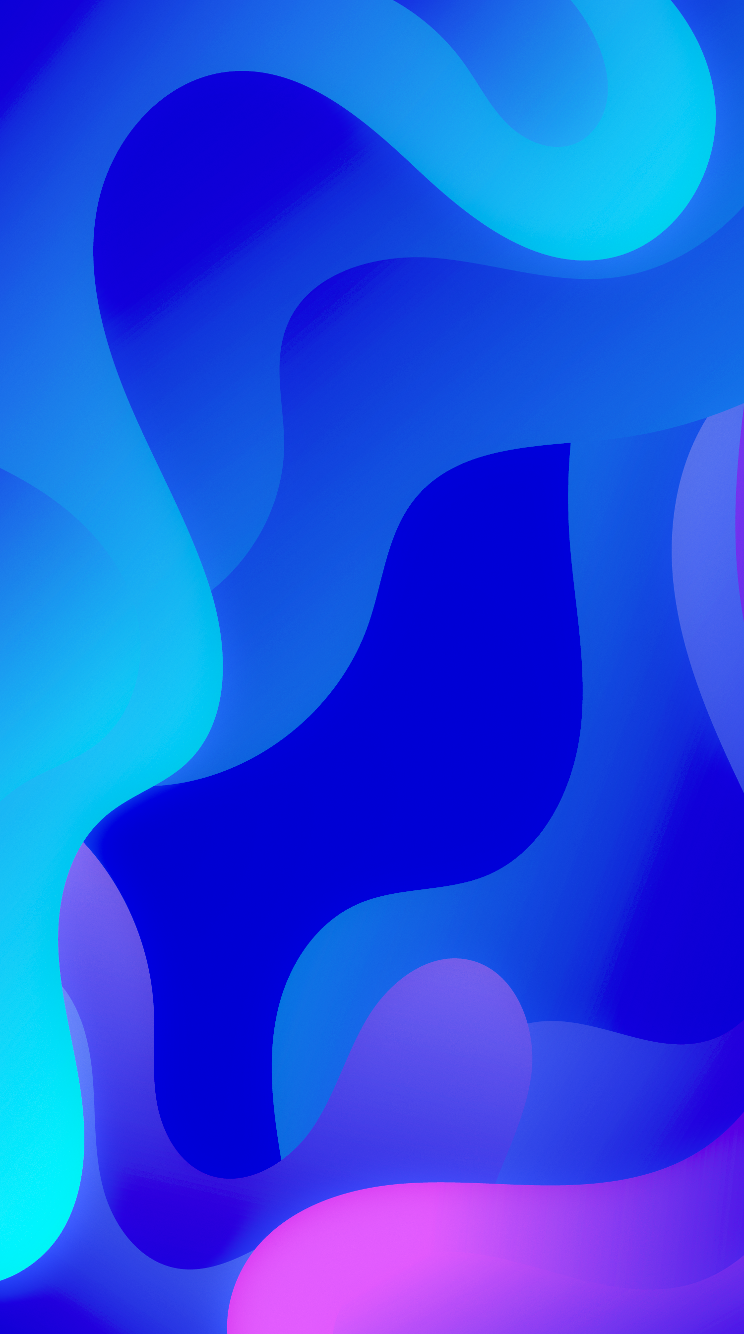 Blue Swirl Abstract Art Wallpapers