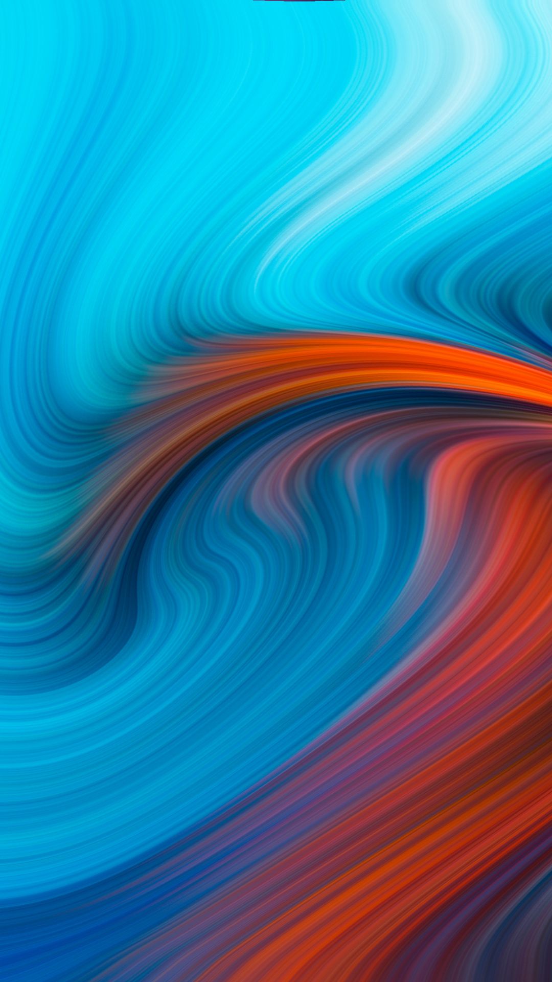 Blue Swirl Abstract Art Wallpapers