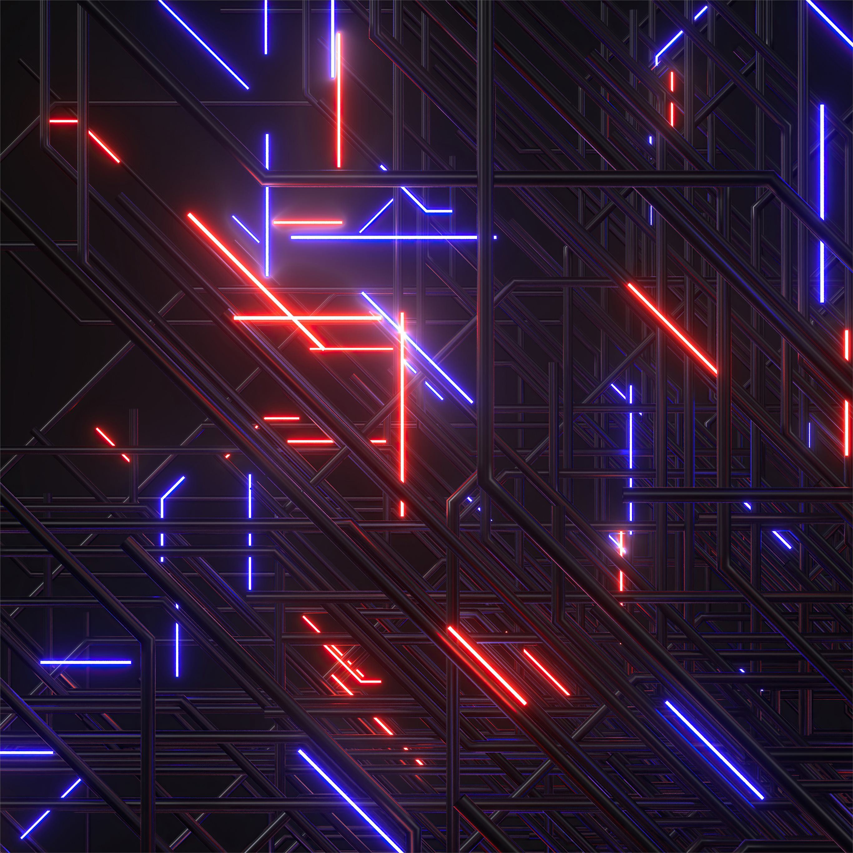 Glowing Light Triangle 8K Wallpapers