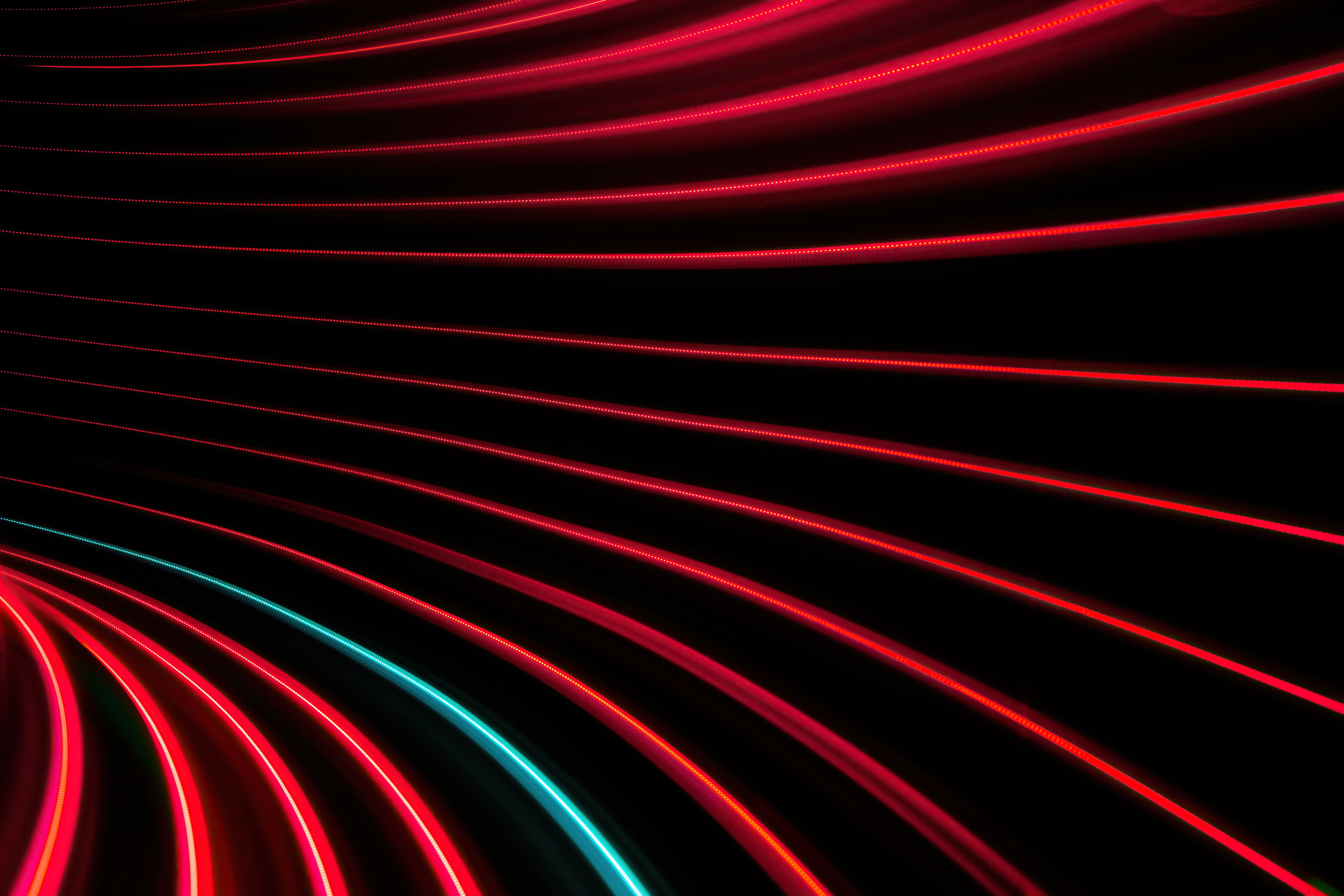 4K Black Red Hyphen Swirl Wallpapers