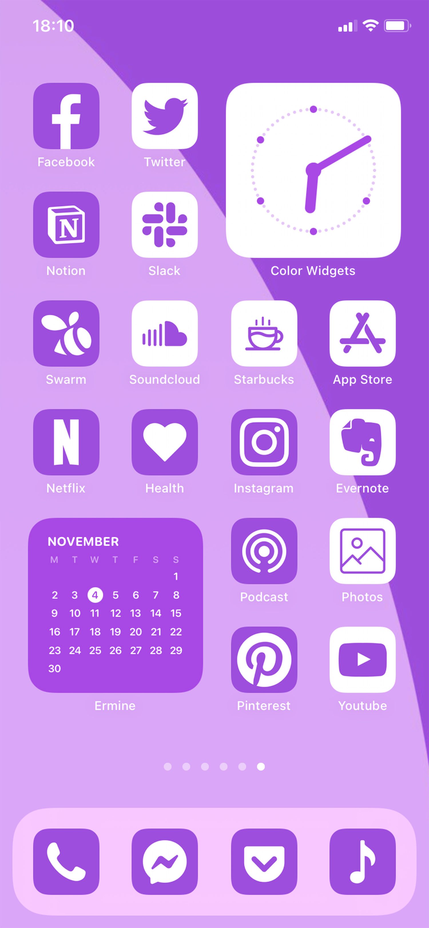 Purple Ios 14 Iphone 12 Wallpapers