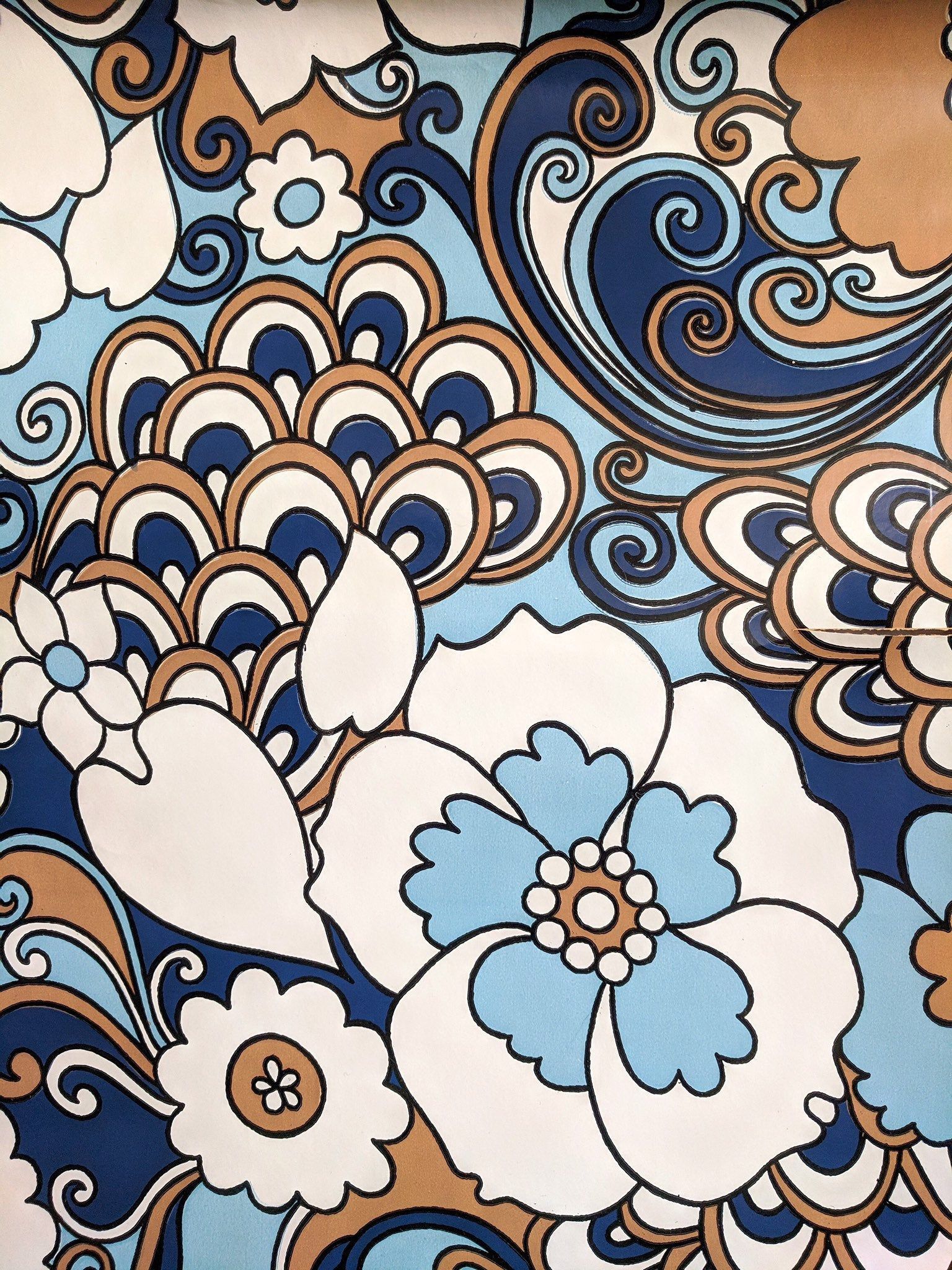 Big Blue Swirl Wallpapers