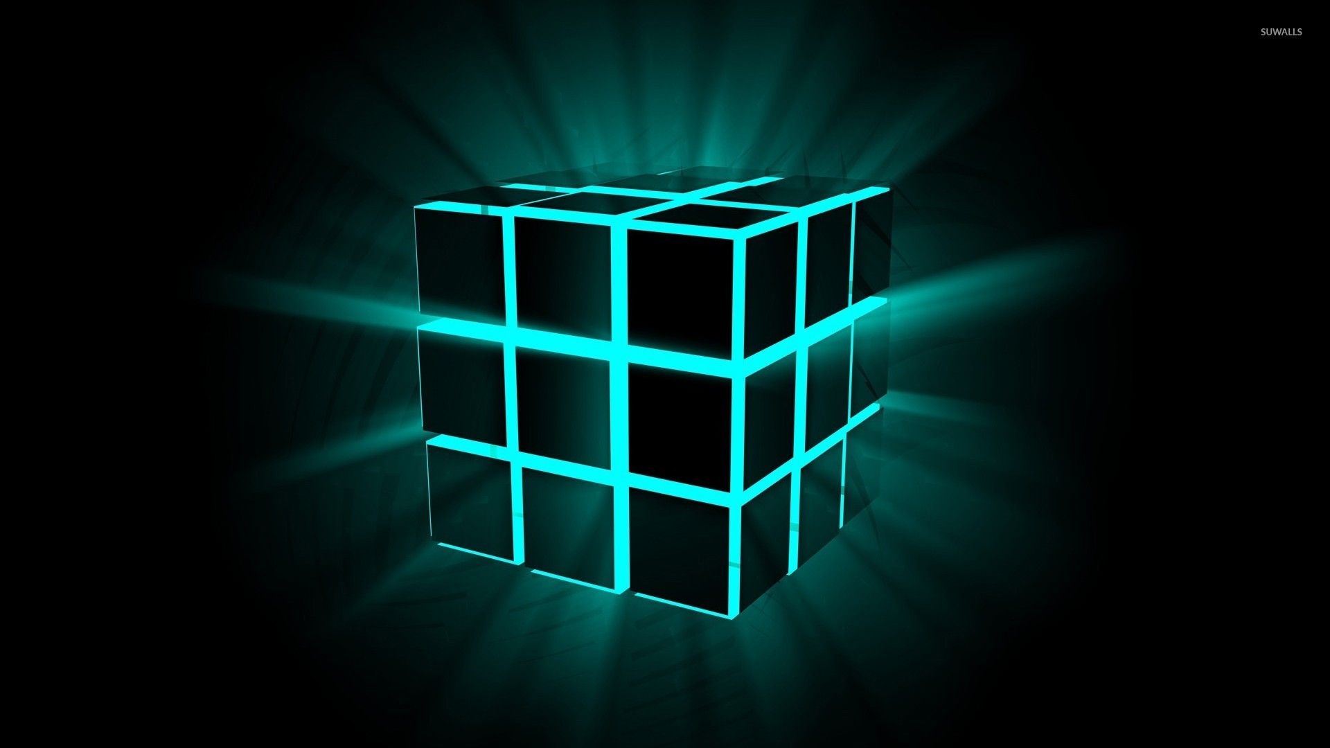 3D Brown Cube Wallpapers