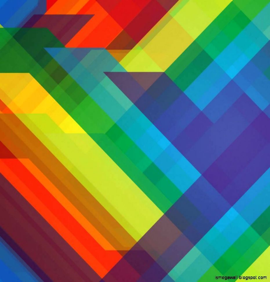 Colorful Rectangles Pattern Wallpapers