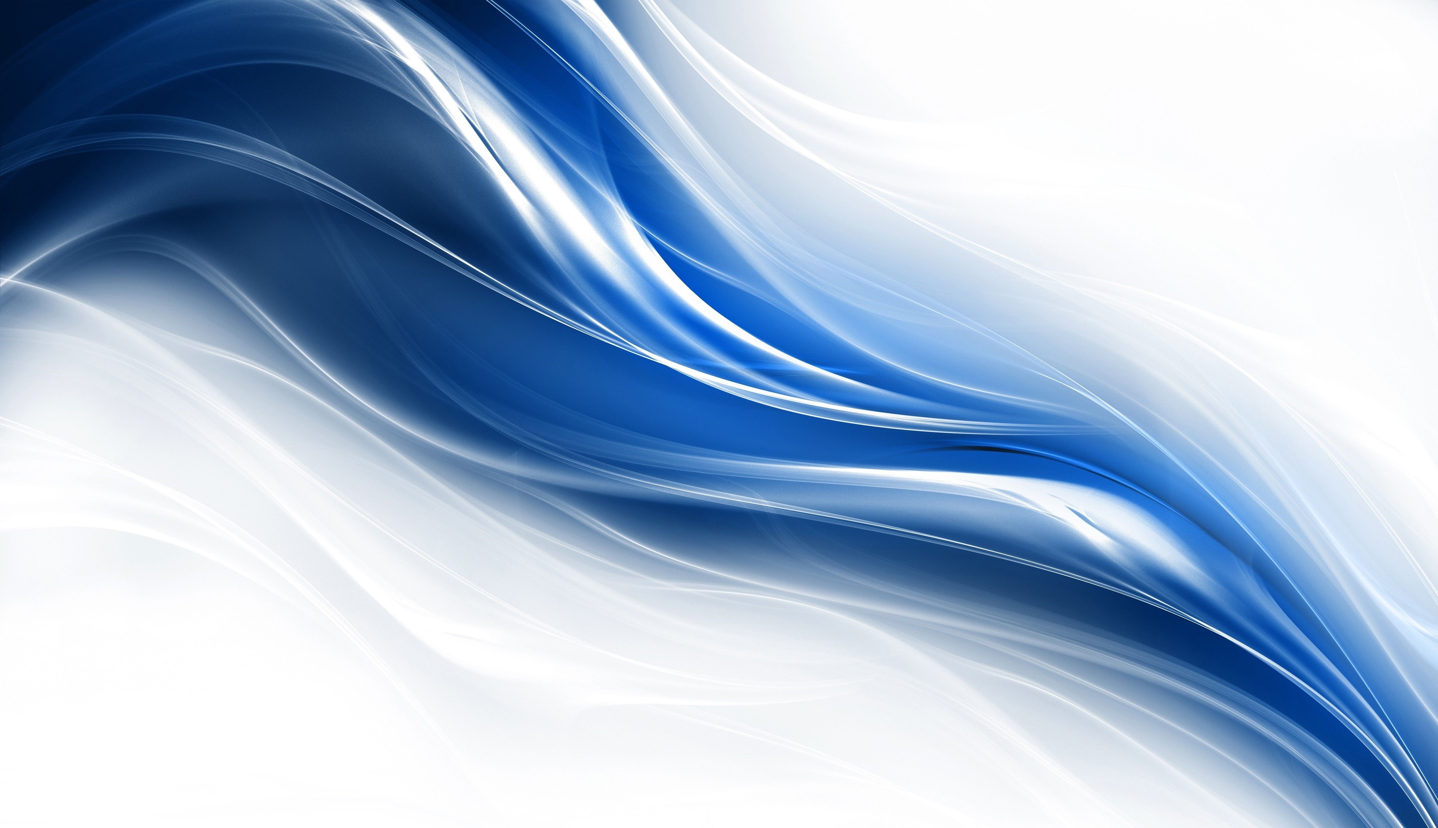 Blue Abstract Wave Illustration Wallpapers