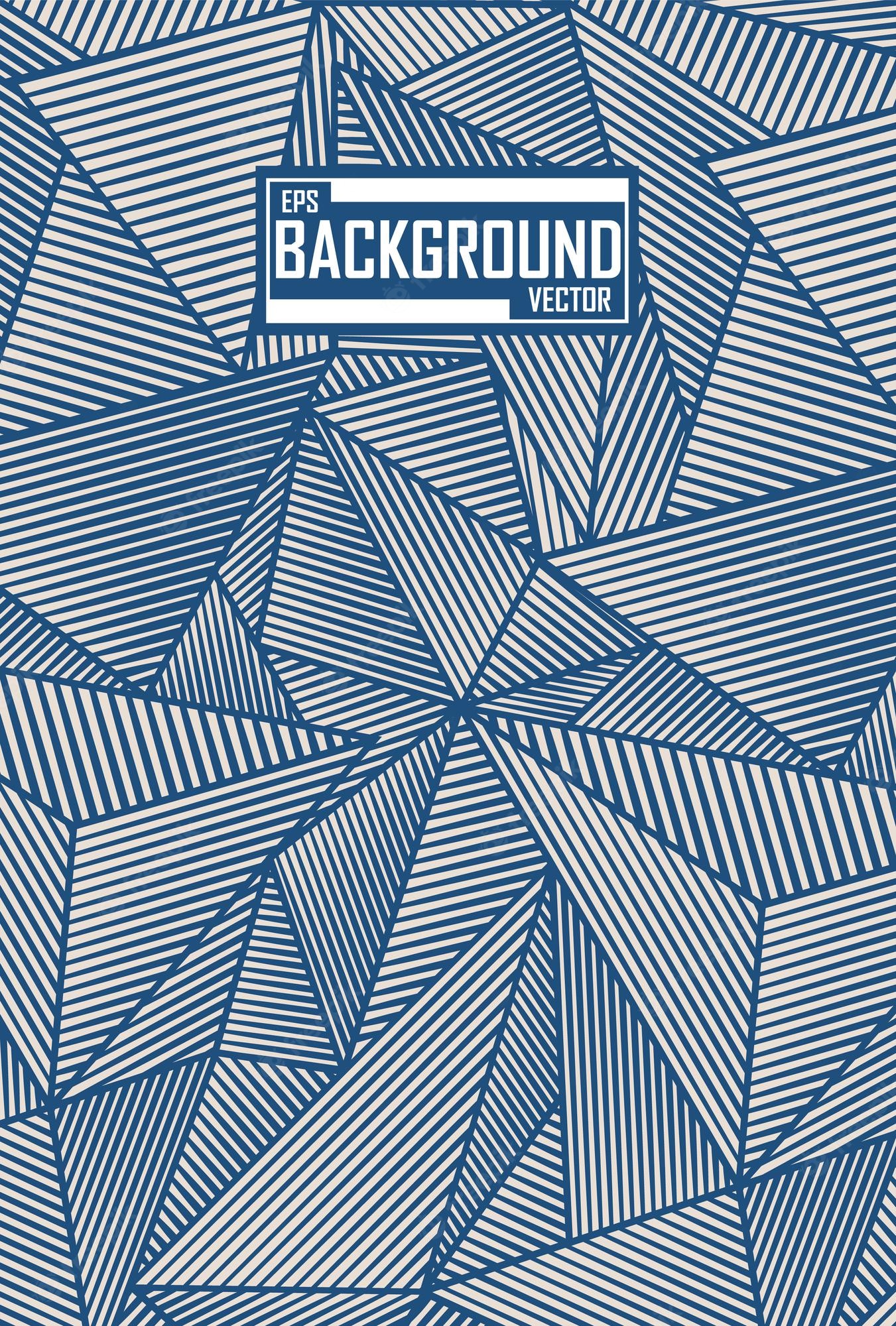 Geometry Blue Triangle Stripes Wallpapers