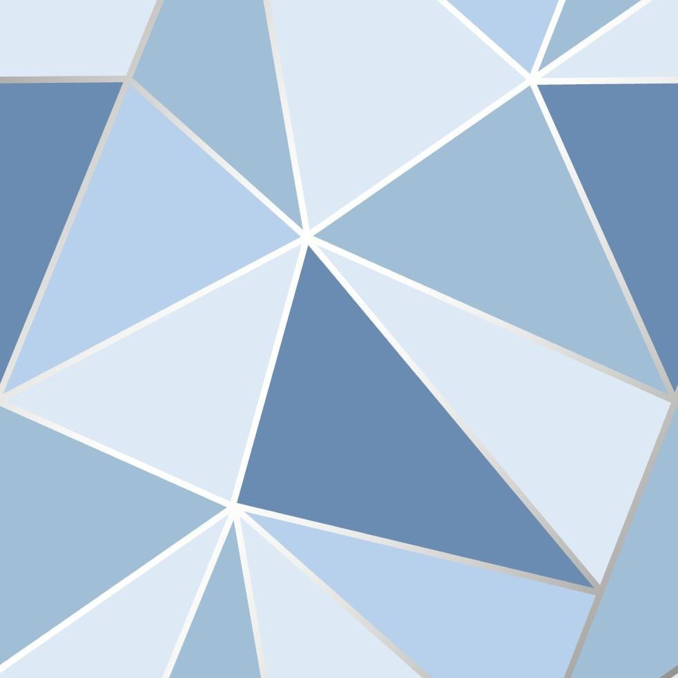 Geometry Blue Triangle Stripes Wallpapers